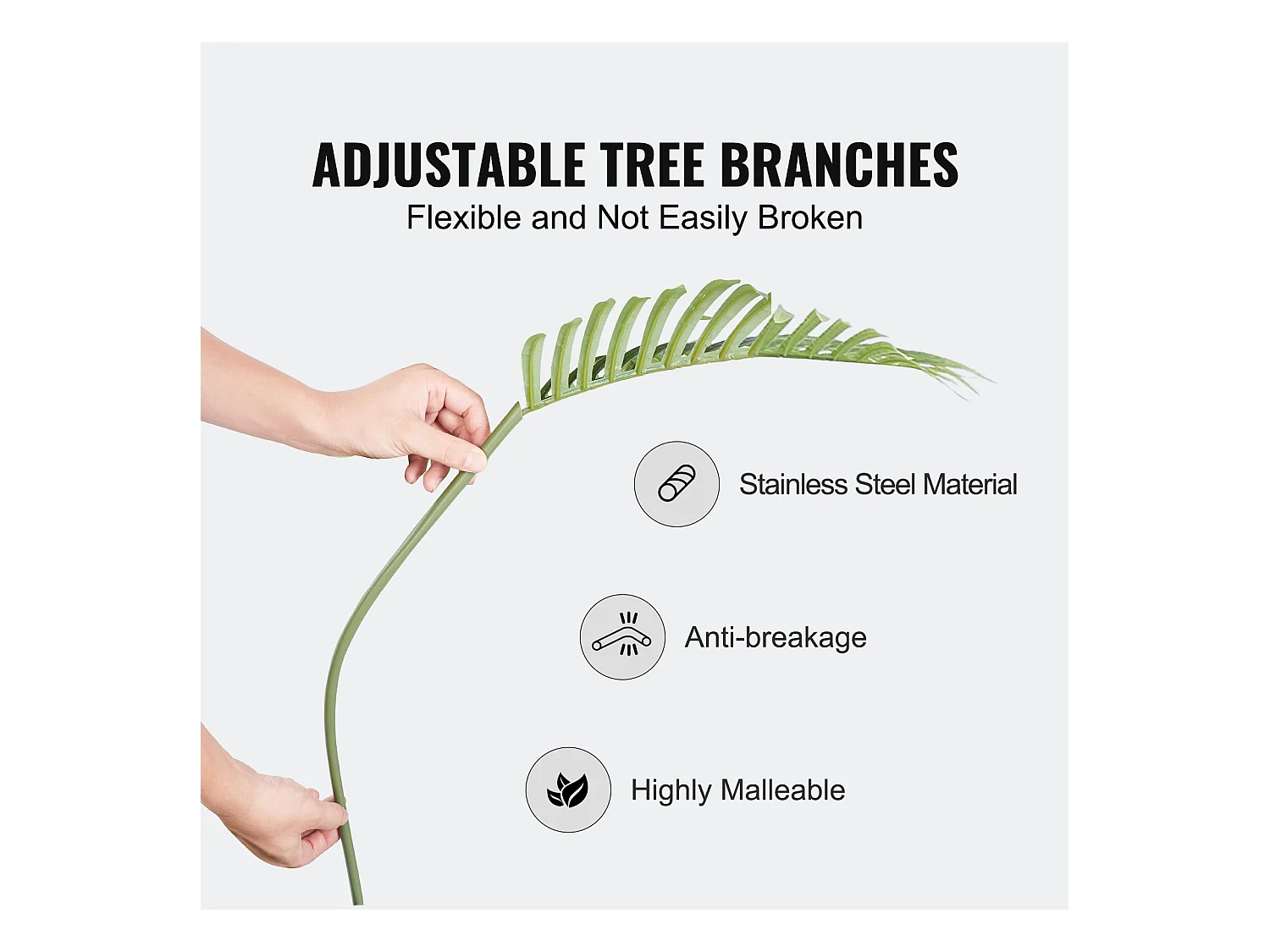 Palmier Areca Artificiel SucceBuy de 1.22m, Fausse Plante de Noix de Bétel Réaliste