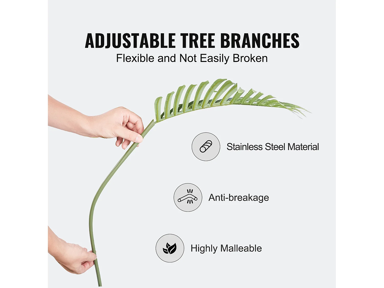 Palmier Areca Artificiel SucceBuy de 1.22m, Fausse Plante de Noix de Bétel Réaliste