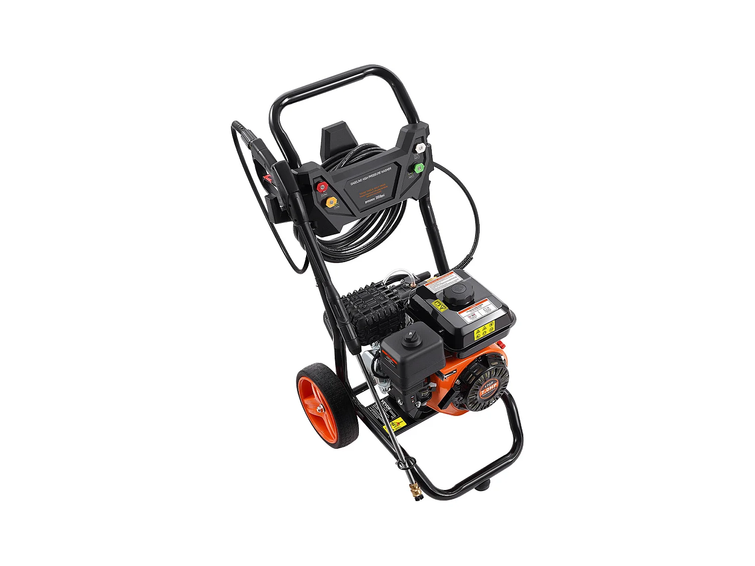 Nettoyeur Haute Pression, SucceBuy Nettoyeur Haute Pression à Essence 3400 PSI 2,6 GPM Ensemble de 5 Buses pour Diverses Utilisations