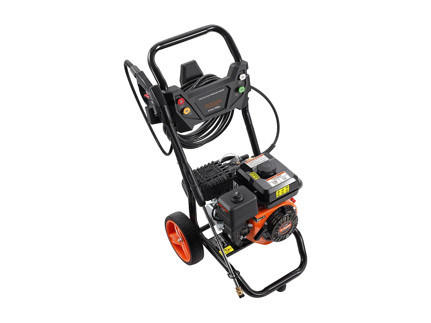 Nettoyeur Haute Pression, SucceBuy Nettoyeur Haute Pression à Essence 3400 PSI 2,6 GPM Ensemble de 5 Buses pour Diverses Utilisations