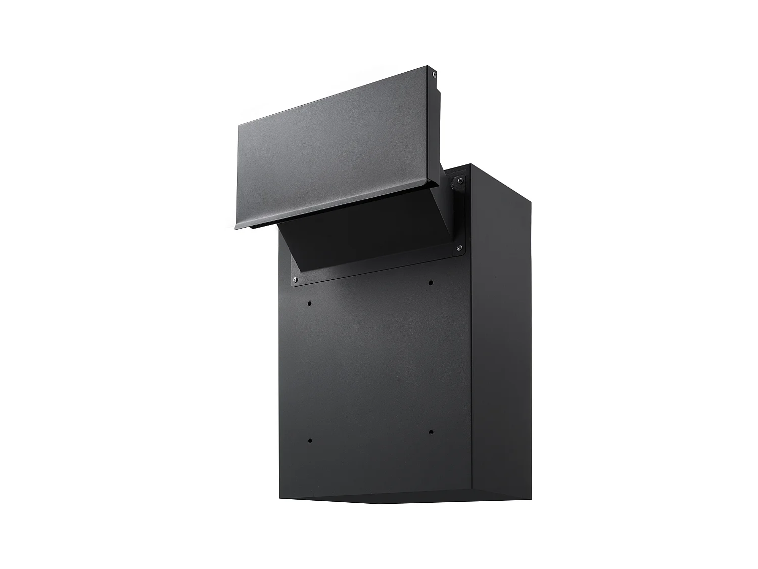 Boîte aux Lettres Murale SucceBuy, Boîte aux Lettres en Acier Robuste avec Serrure à Cod,  31.8 x 16 x 43cm,  Noire - Sécurisée et élégante