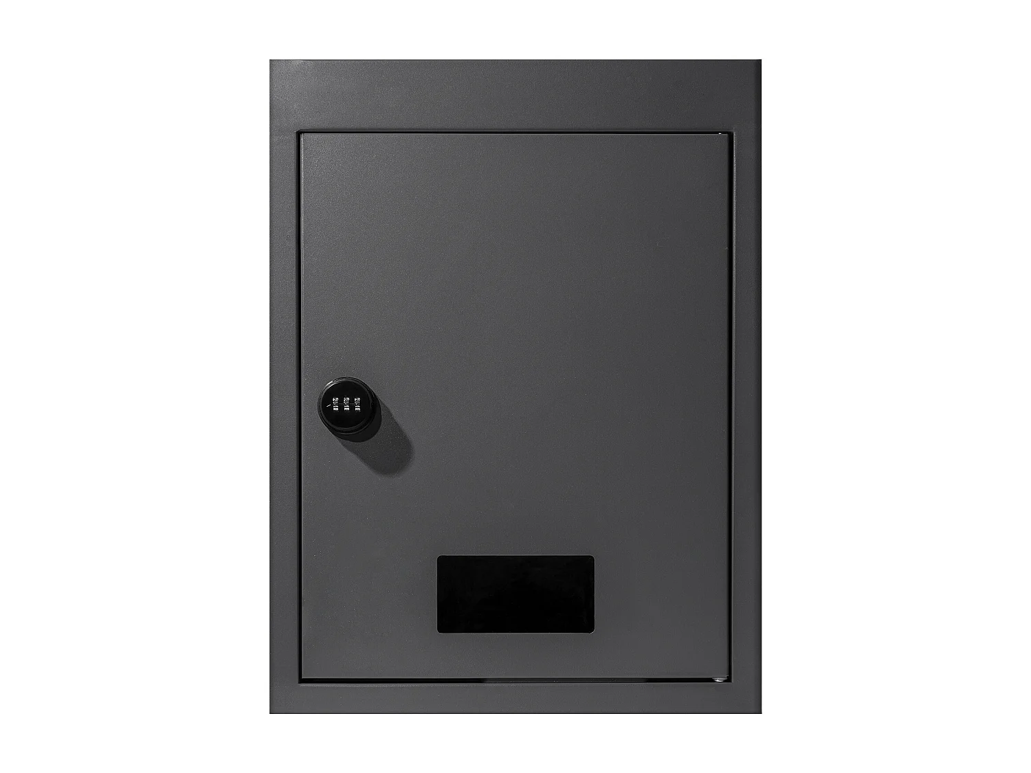 Boîte aux Lettres Murale SucceBuy, Boîte aux Lettres en Acier Robuste avec Serrure à Cod,  31.8 x 16 x 43cm,  Noire - Sécurisée et élégante