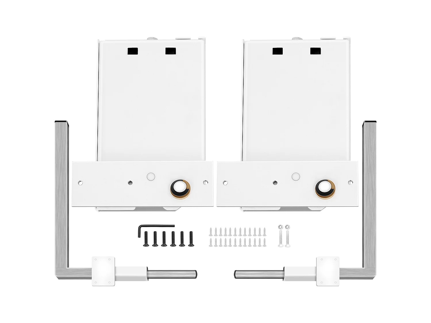 Kit de Quincaillerie de Support Robuste pour Lit Escamotable SucceBuy, Horizontal, pour Lit Double
