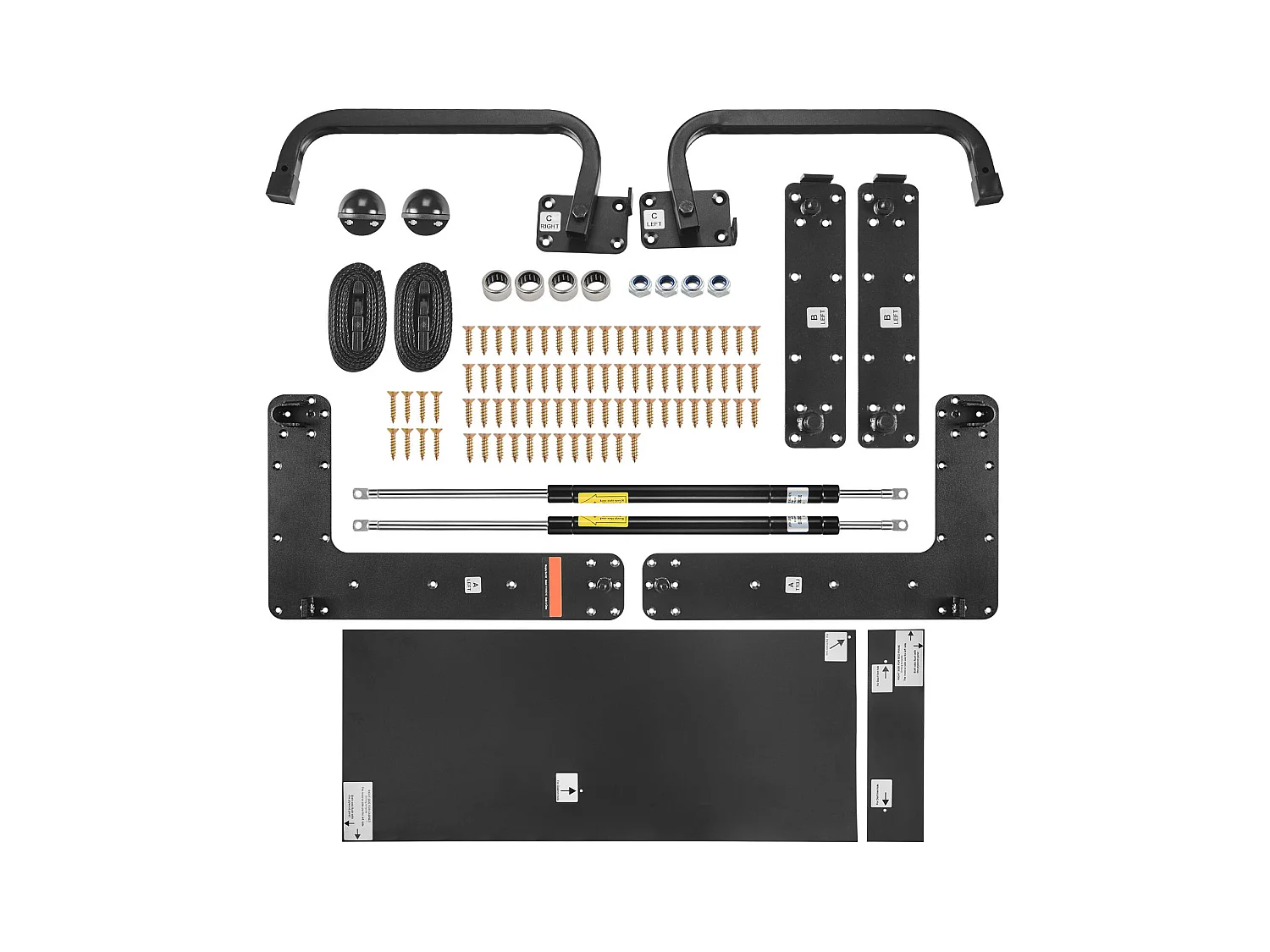 Kit de Lit Escamotable Queen SucceBuy, Matériel de Lit Mural de Luxe, pour Lit Mural à Armoire Pliante pour Chambre d'Amis