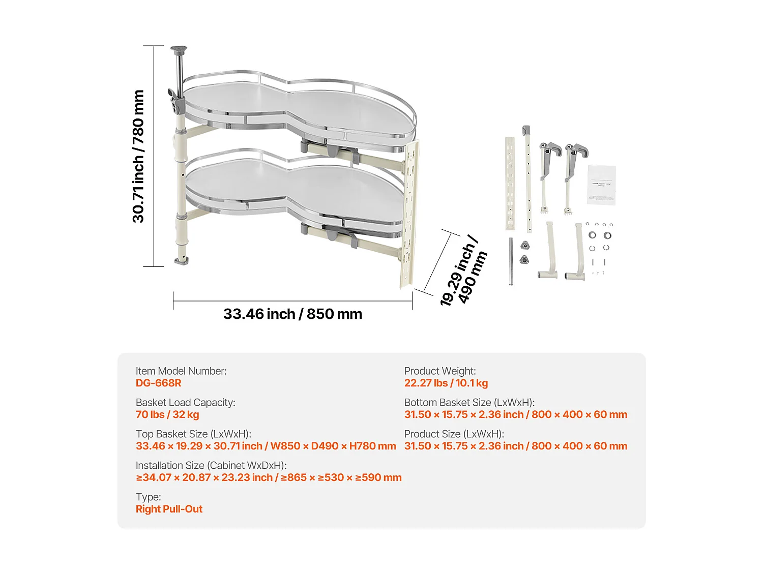 Organisateur D'armoire SucceBuy Organisateur D'armoire D'angle Mort