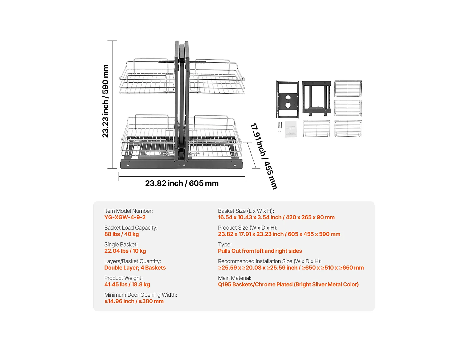 Organisateur D'armoire SucceBuy Organisateur D'angle Mort