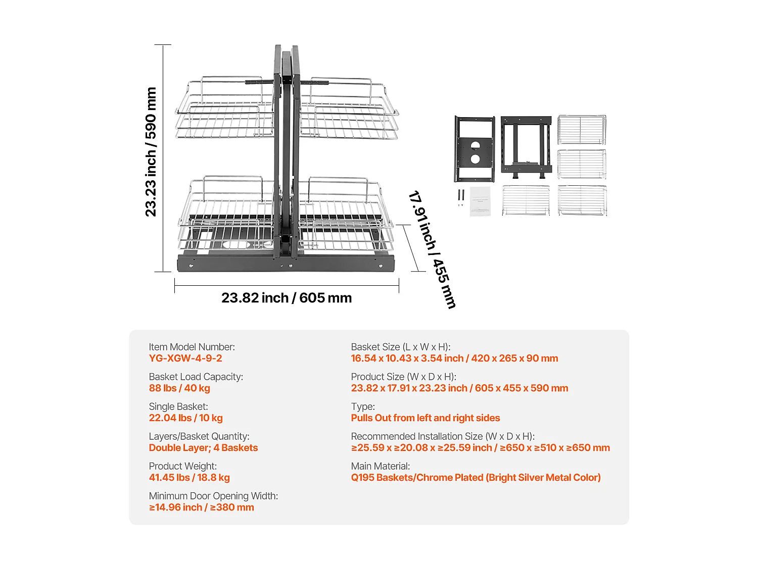 Organisateur D'armoire SucceBuy Organisateur D'angle Mort