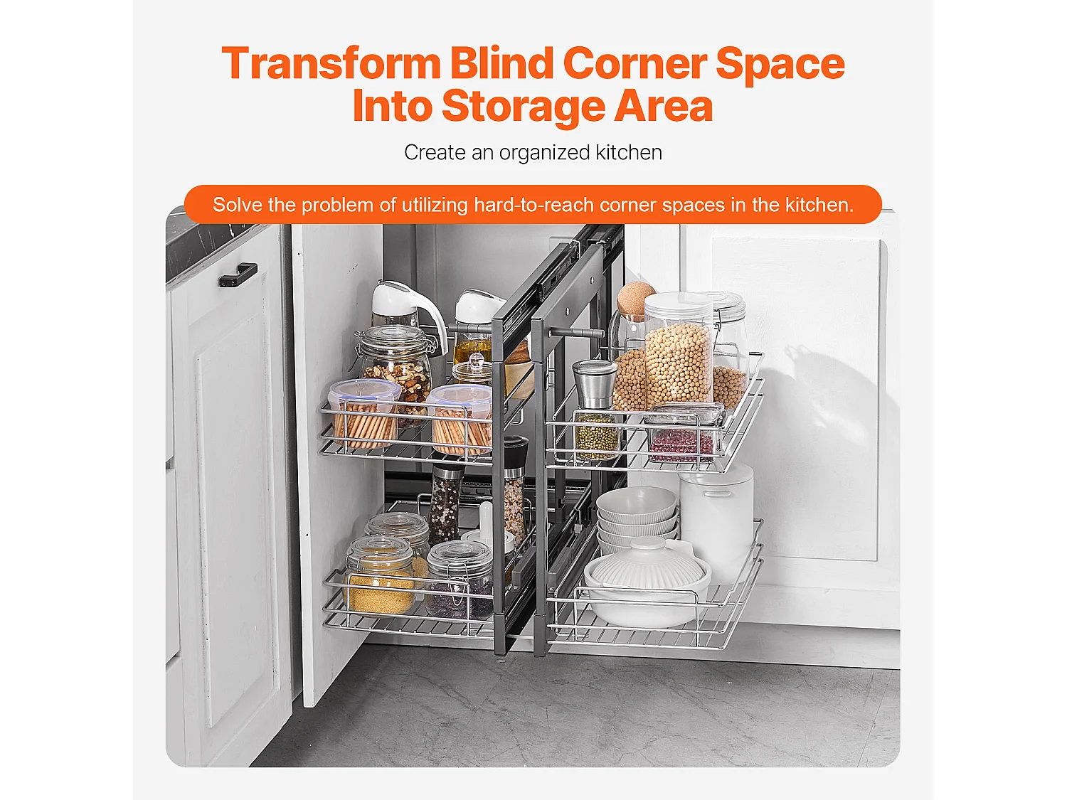 Organisateur D'armoire SucceBuy Organisateur D'angle Mort