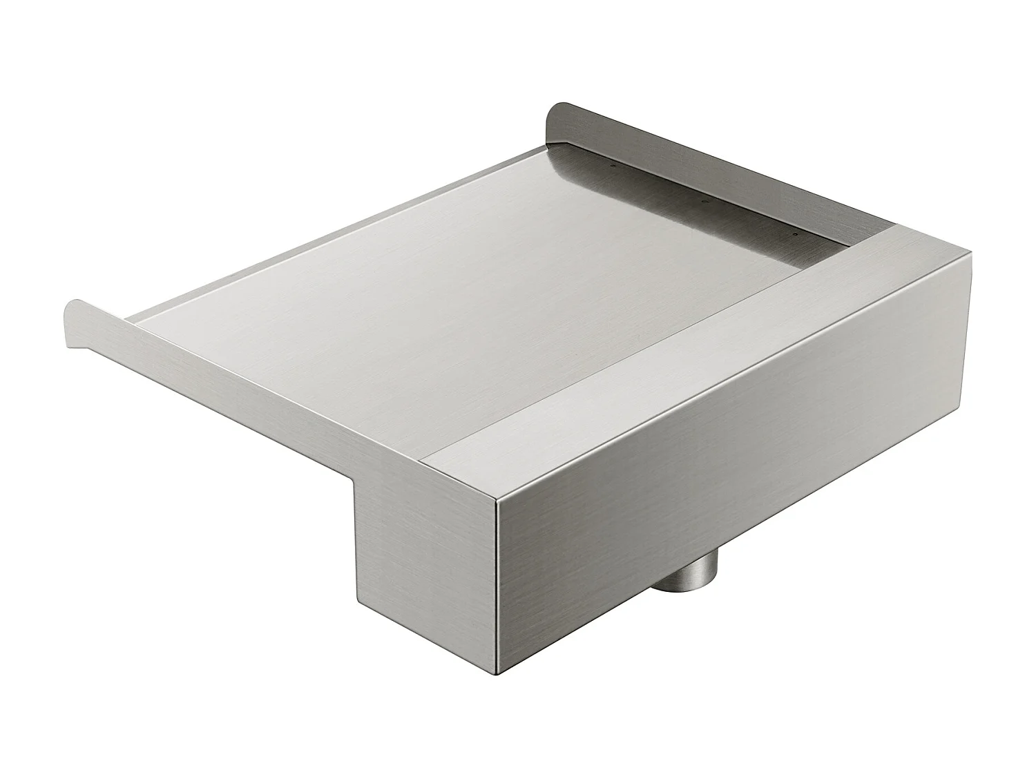 Cascade SucceBuy Lame de Cascade 30CM en Acier Inoxydable pour Déversoir de Cascade Fontaine en Cascade