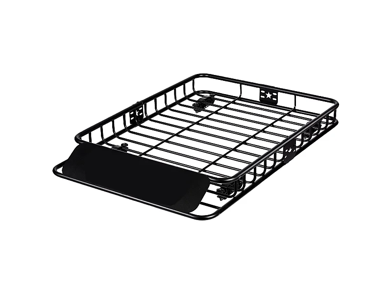Cesta de Techo SucceBuy, Capacidad de 200 Lb, 116,8 Cm x 91,4 Cm x 11,4 Cm para SUV, Camioneta y Automóvil
