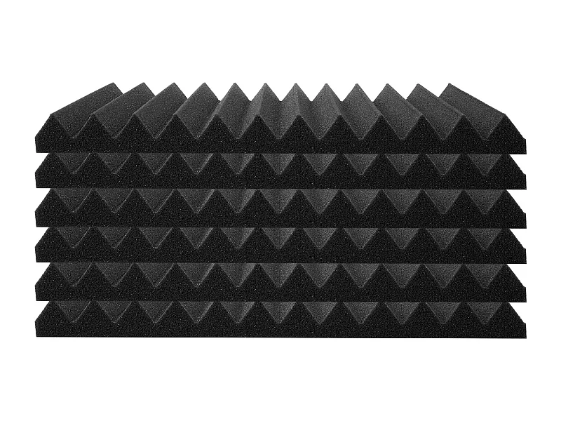 Lote de 52 Paneles de Espuma Acústica SucceBuy 30.48 x 30.48 x 2.54 cm para Paredes y Techos de Estudios