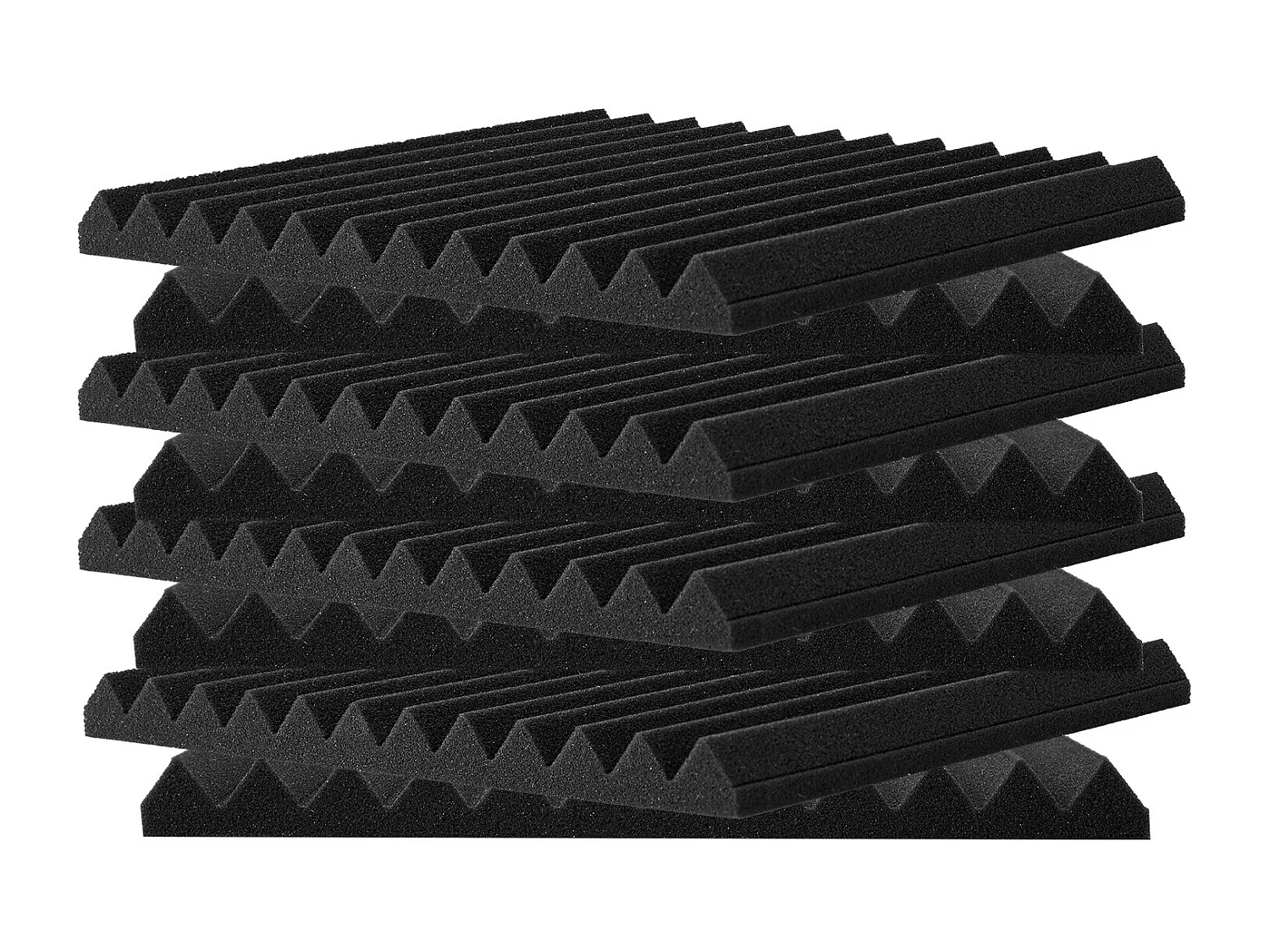 Lot de 52 Panneaux en Mousse Acoustique SucceBuy 30.48 x 30.48 x 2.54 cm pour Murs et Plafonds de Studios