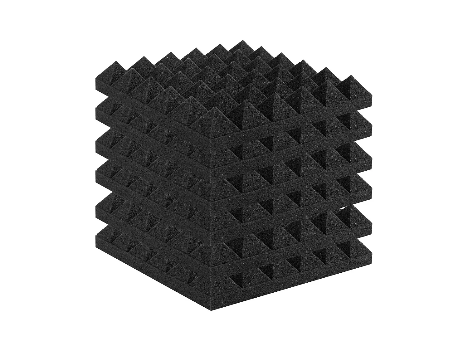 Panneaux en Mousse Acoustique SucceBuy, Lot de 48, 30.5 x 30.5 x 5.1 cm, Adhésif pour Mur et Plafond