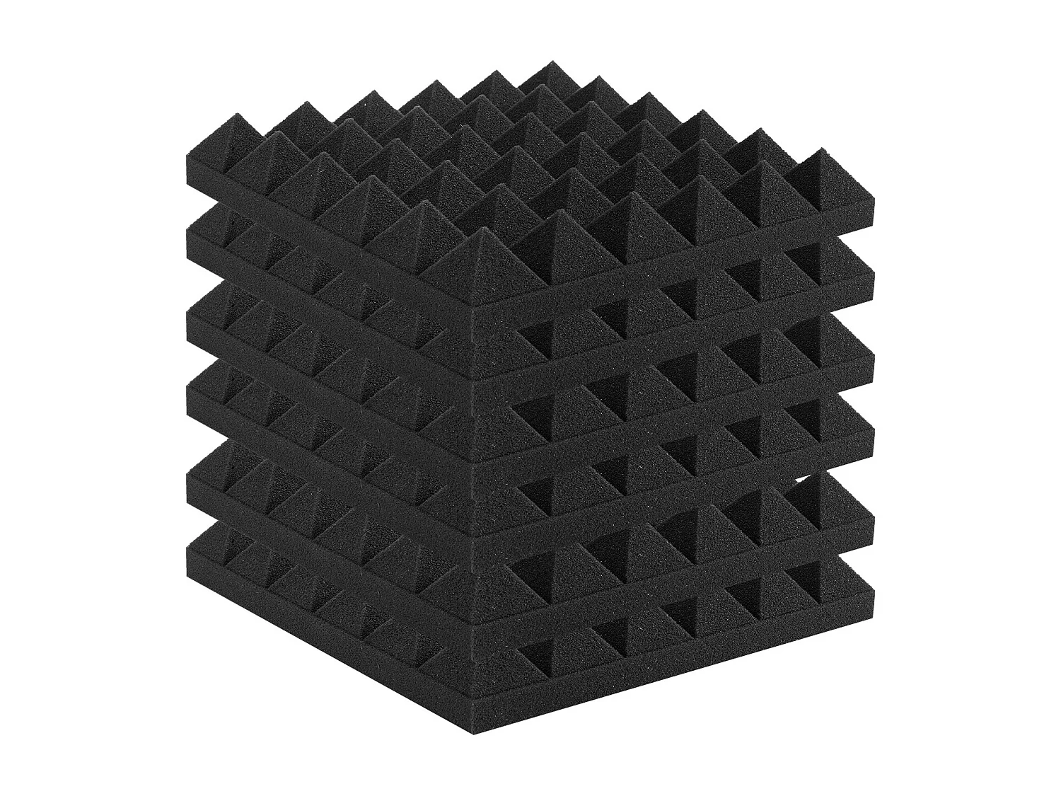 Panneaux en Mousse Acoustique SucceBuy, Lot de 48, 30.5 x 30.5 x 5.1 cm, Adhésif pour Mur et Plafond