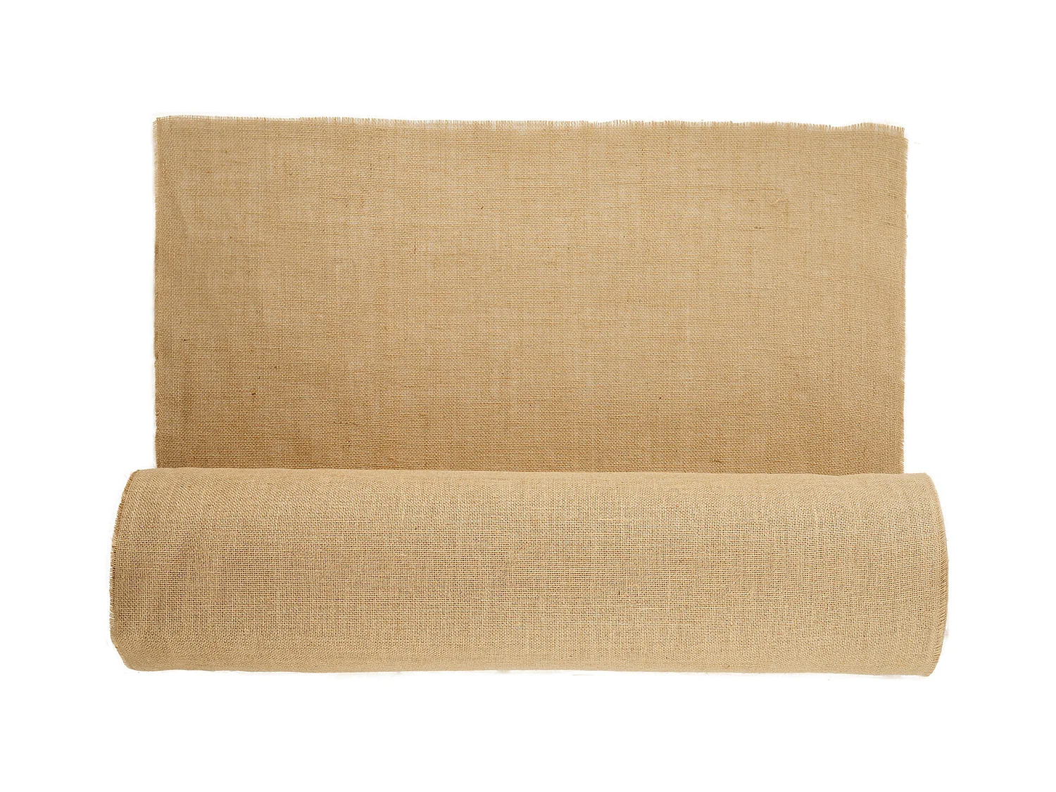 Toile SucceBuy Rouleau de Tissu en Toile de Jute 91.44CM x 4572CM, Idéal pour L'artisanat et Les Plantes