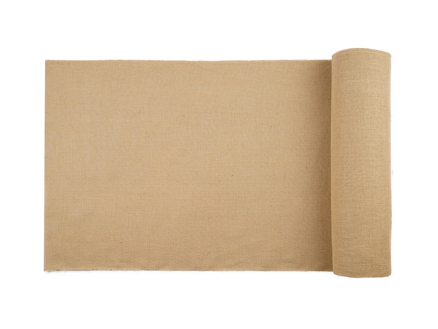 Toile SucceBuy Rouleau de Tissu en Toile de Jute 91.44CM x 4572CM, Idéal pour L'artisanat et Les Plantes