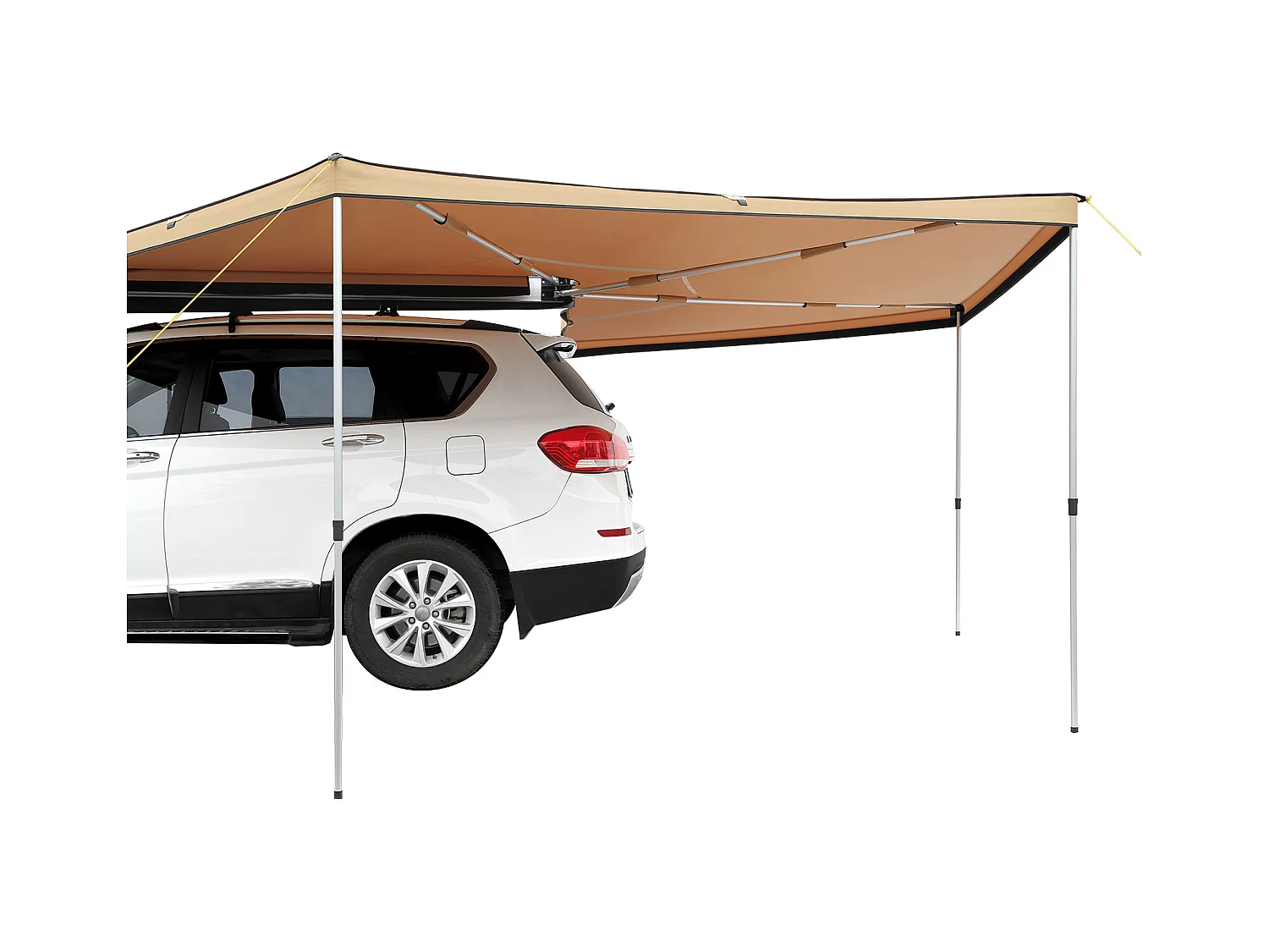Toldo Retráctil para Vehículos SucceBuy de 270 Grados, 250 cm de Altura, Protección UV50+