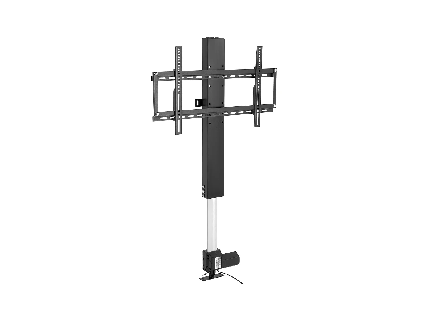 Support TV Mural Extensible, SucceBuy Support  Élévateur Motorisé pour Téléviseurs Plasma LCD/LED/OLED 66-152.4 CM,  Électrique, Noir