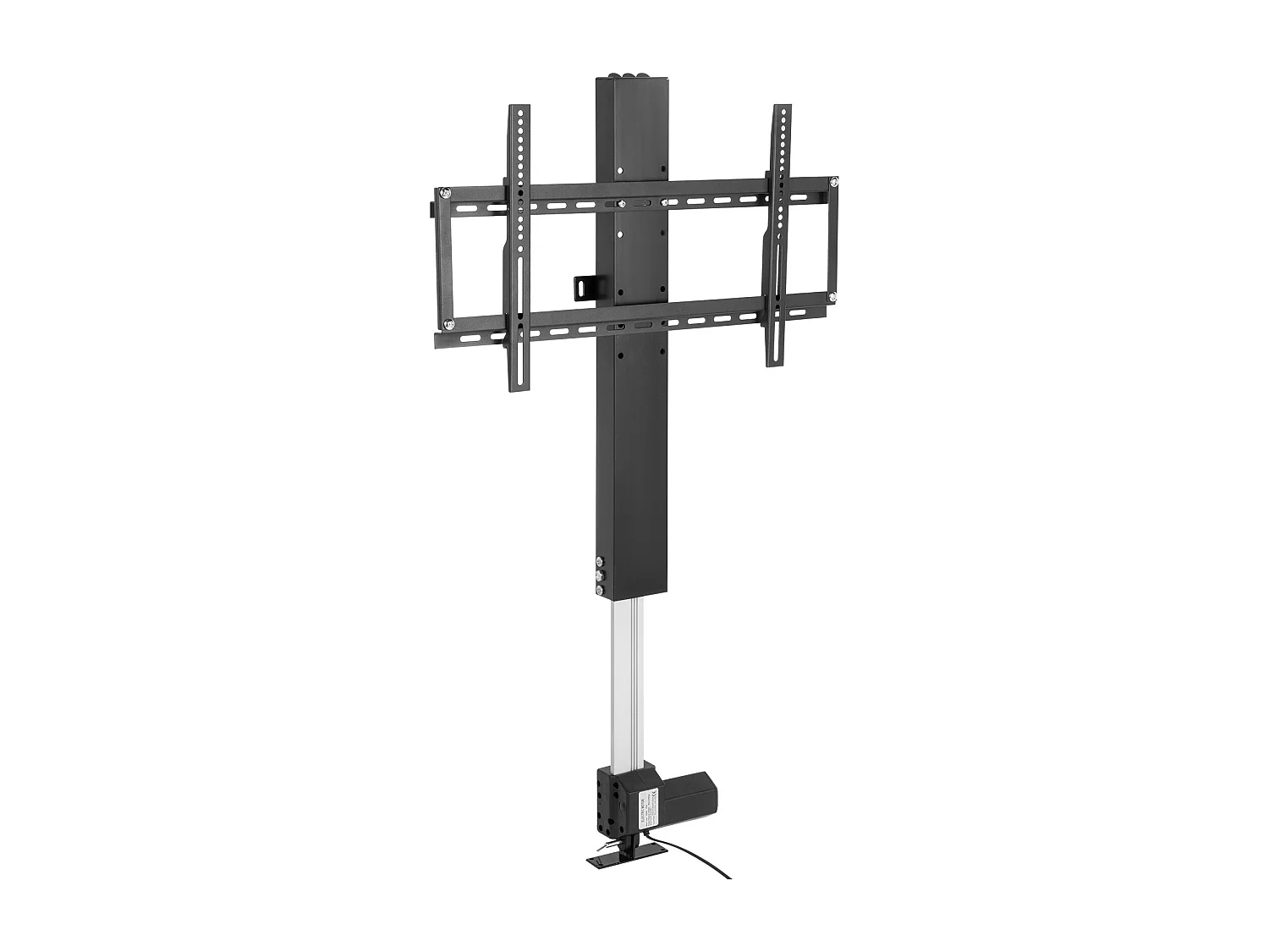 Support TV Mural Extensible, SucceBuy Support  ‌Élévateur Motorisé pour Téléviseurs Plasma LCD/LED/OLED 66-152.4 CM,  ‌Électrique, Noir