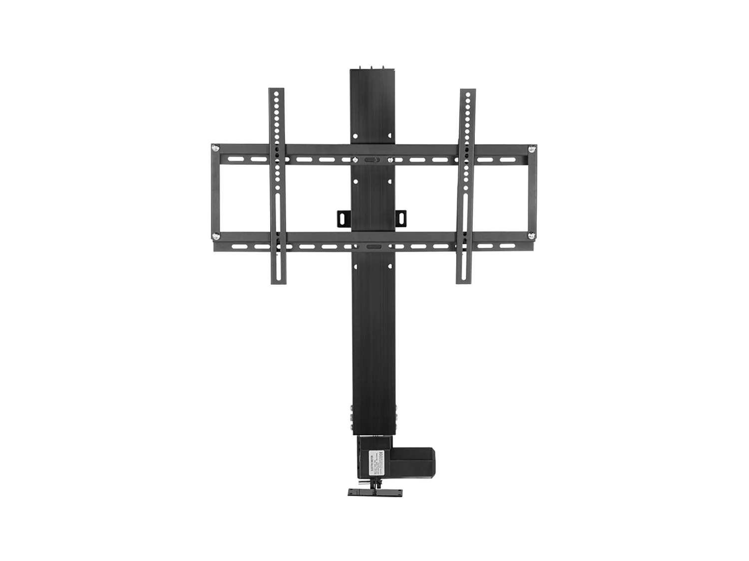 Support TV Mural, SucceBuy Élévateur TV Motorisé – Course de 71 CM, Support Réglable pour Téléviseurs de 66 à 145 CM, Télécommande, Capacité de 132 lb