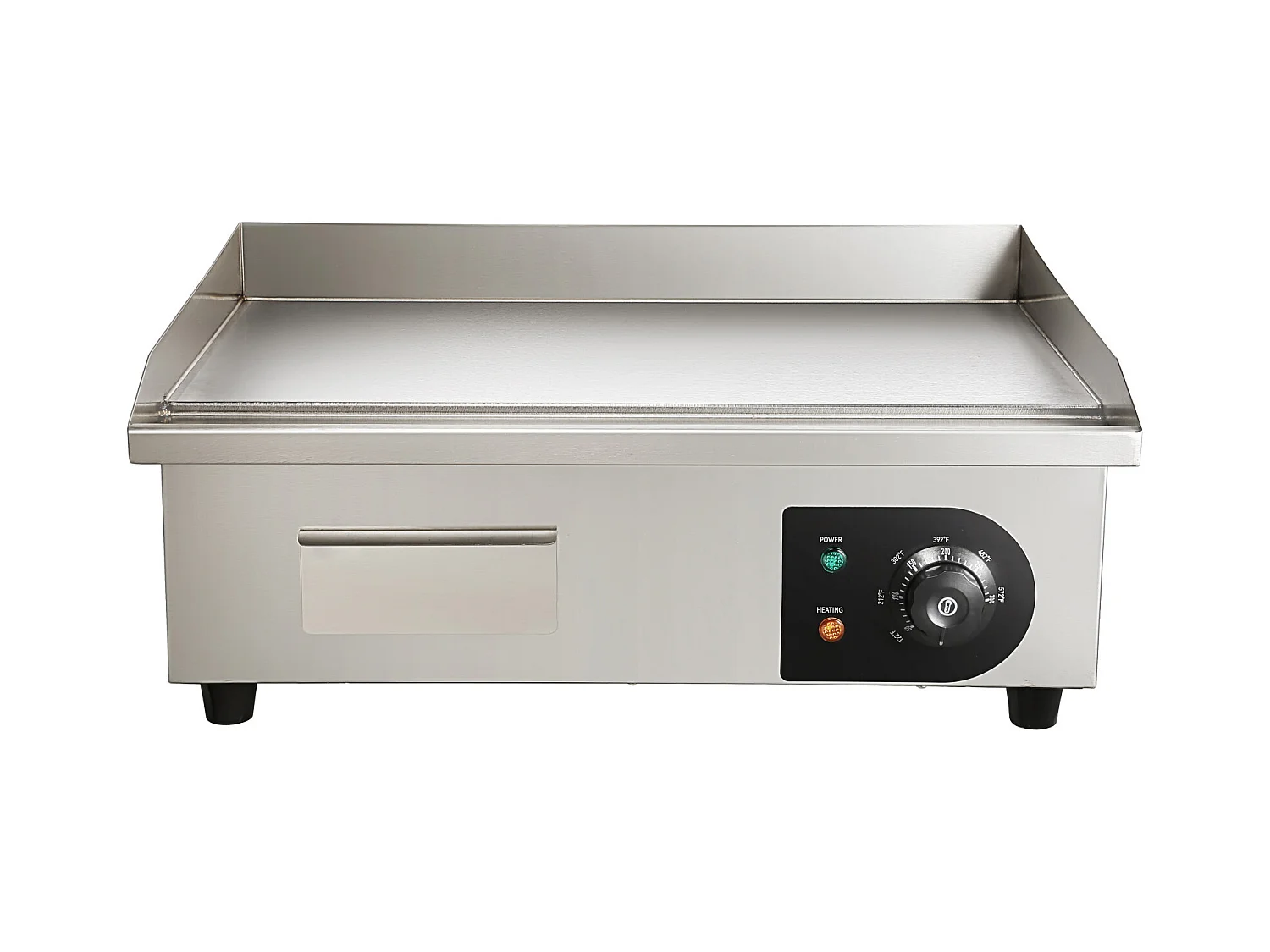 3000W 21" Gril Électrique Commercial SucceBuy, Gril Plat, Plaque Chauffante