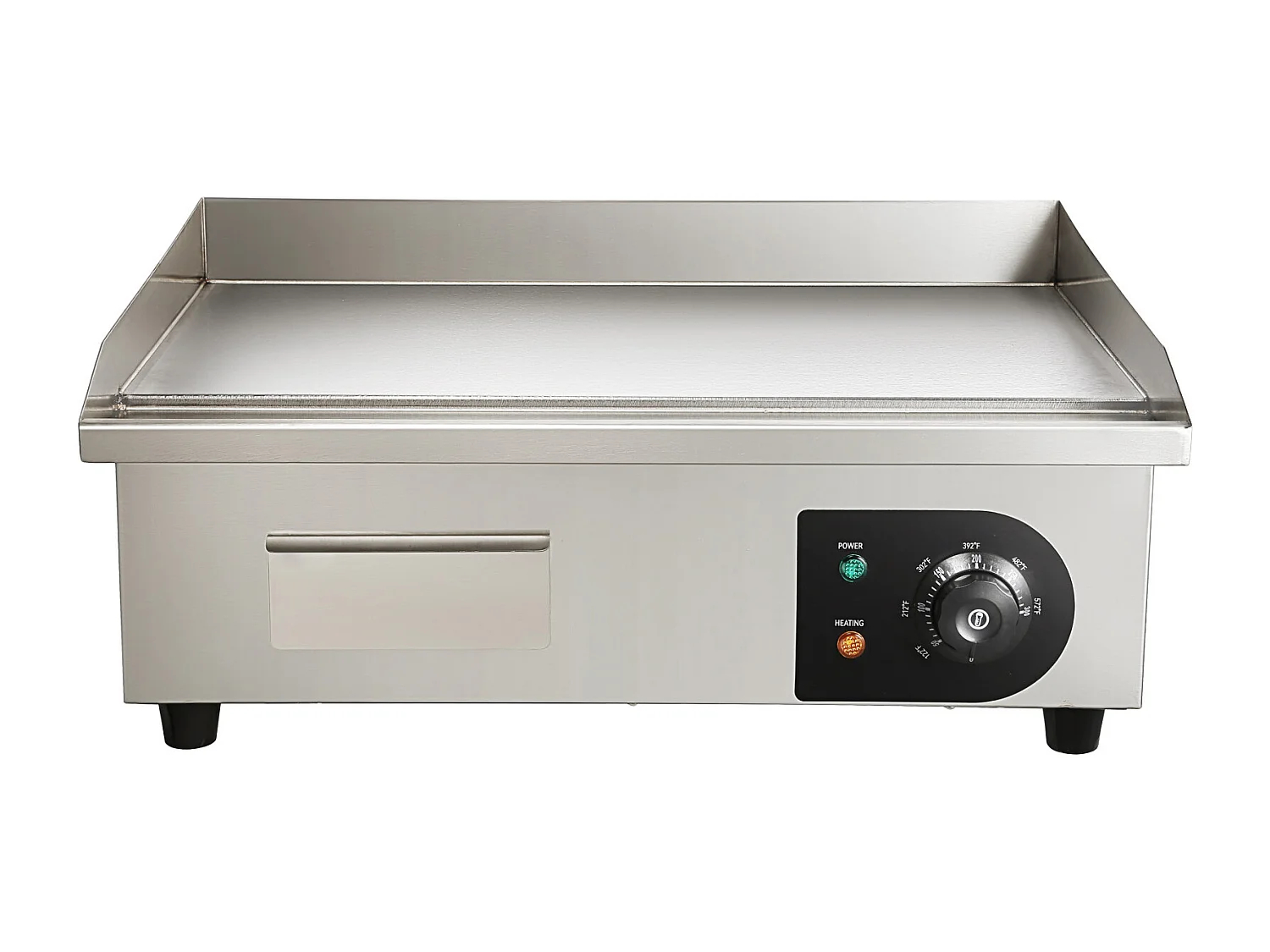 3000W 21" Gril Électrique Commercial SucceBuy, Gril Plat, Plaque Chauffante