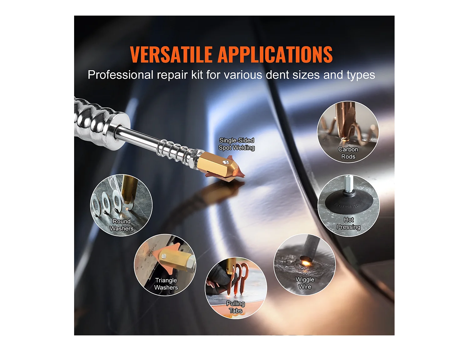 Soudeuse à Goujons SucceBuy Dual Pro 5 kW pour Panneaux Automobiles en Acier et en Aluminium