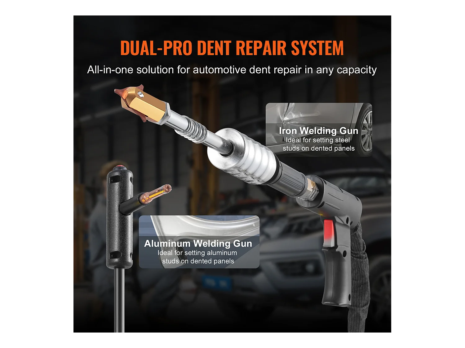 Soudeuse à Goujons SucceBuy Dual Pro 5 kW pour Panneaux Automobiles en Acier et en Aluminium