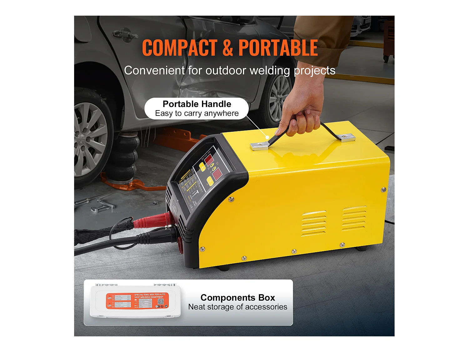 Soudeuse à Goujons SucceBuy Dual Pro 5 kW pour Panneaux Automobiles en Acier et en Aluminium