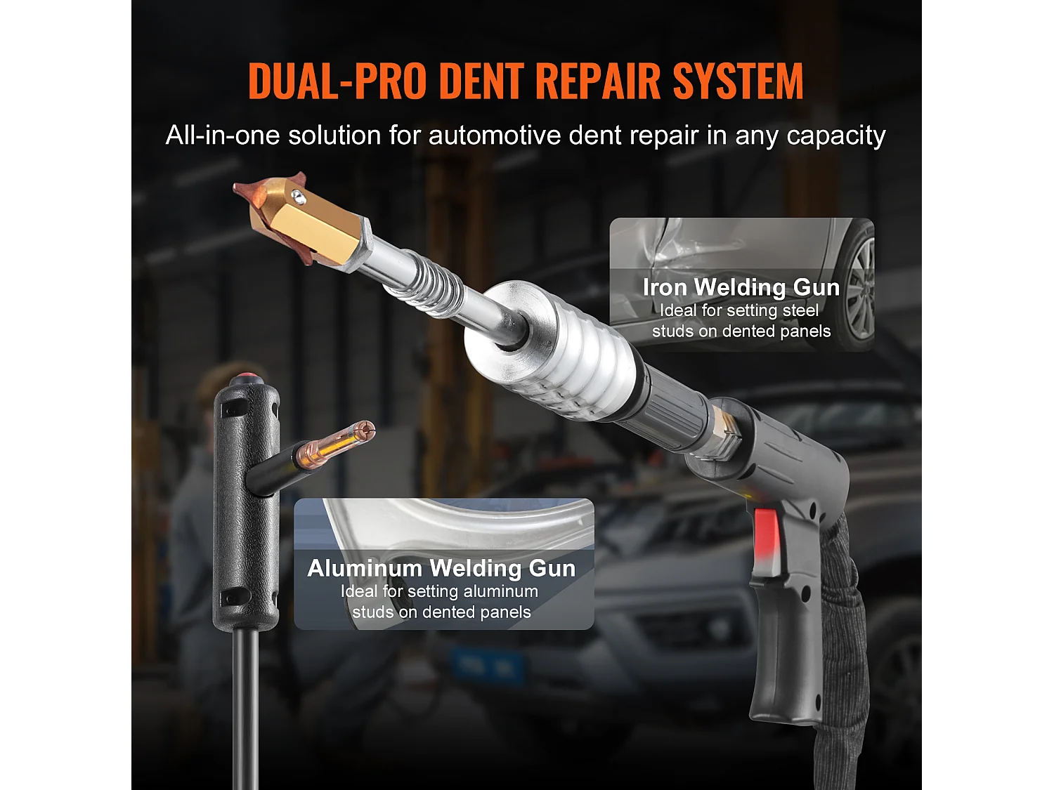 Soudeuse à Goujons SucceBuy Dual Pro 5 kW pour Panneaux Automobiles en Acier et en Aluminium