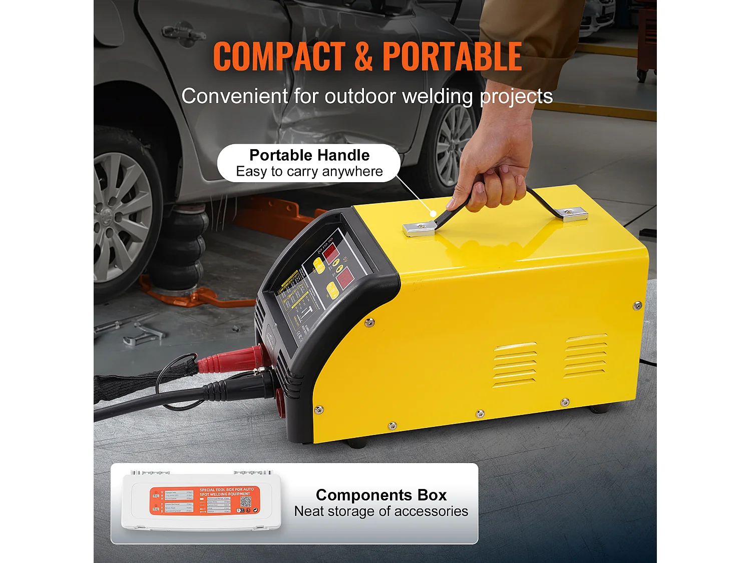 Soudeuse à Goujons SucceBuy Dual Pro 5 kW pour Panneaux Automobiles en Acier et en Aluminium