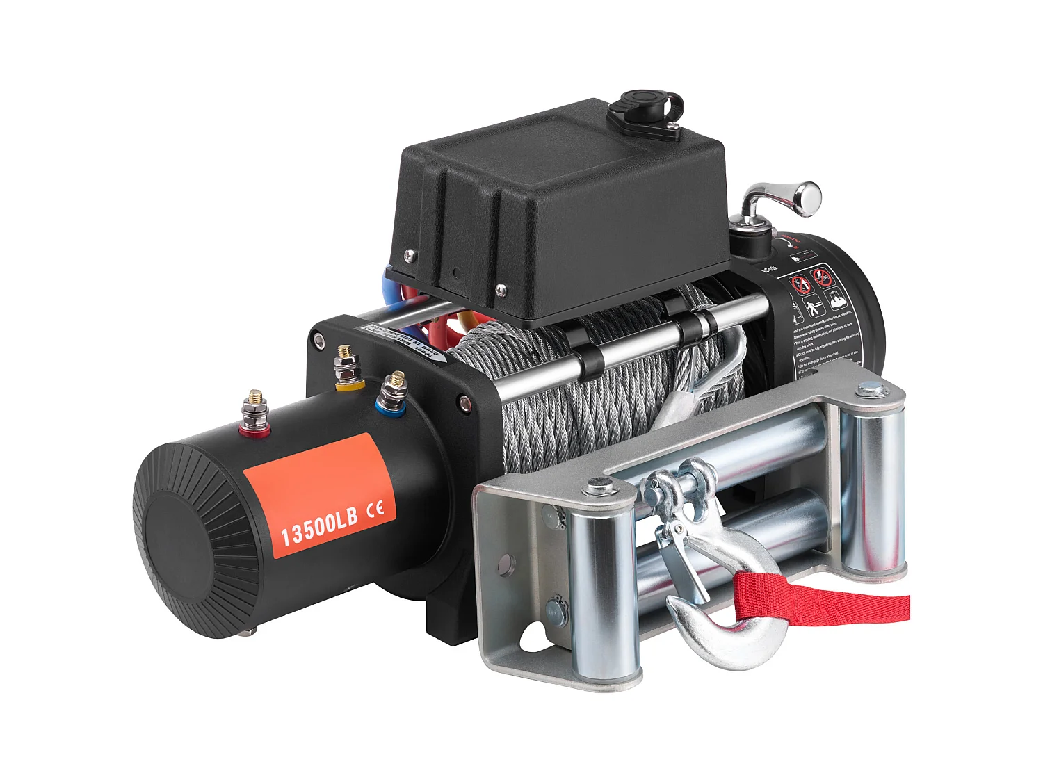 Camion à Treuil Électrique SucceBuy, D'une Capacité de 13 500 lb, Doté d'un Câble en Acier, d'un Indice d'Étanchéité IP65 et d'une Télécommande