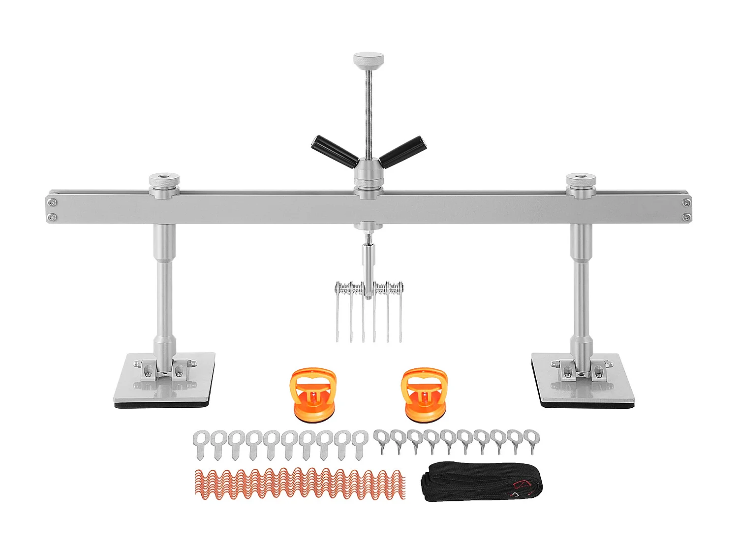 Kit de Débosselage SucceBuy 85CM, Barre de Redressement, 6 Crochets à Griffes
