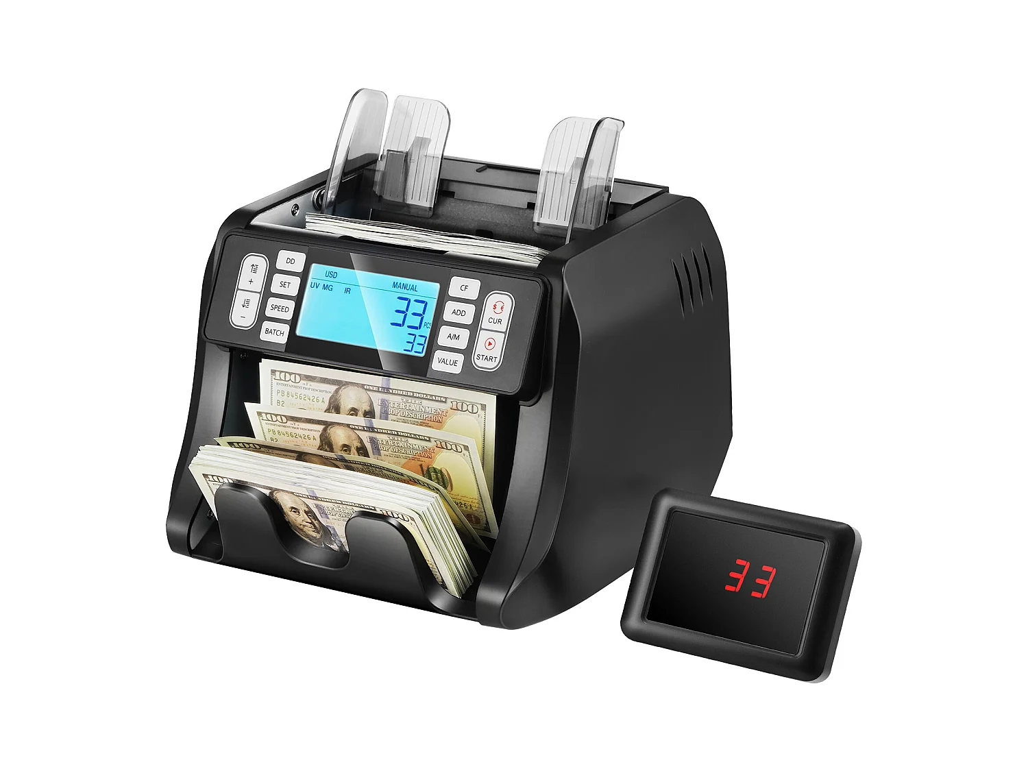 Compteuse de Billets SucceBuy, Compteur de Billets avec Détection UV, MG, IR, DD