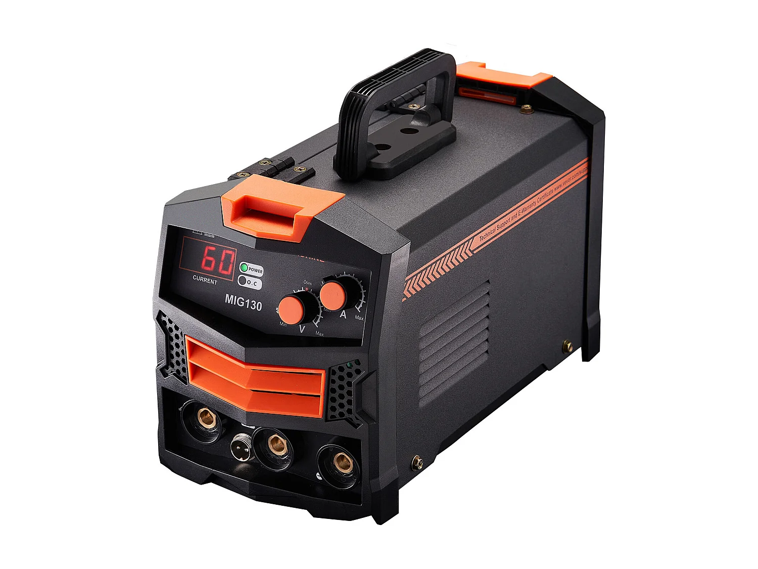 Soudeuse MIG SucceBuy 130A Machine de Soudage à Fil Fourré sans Gaz, Soudeuse MIG à Onduleur IGBT Portable avec Affichage Numérique