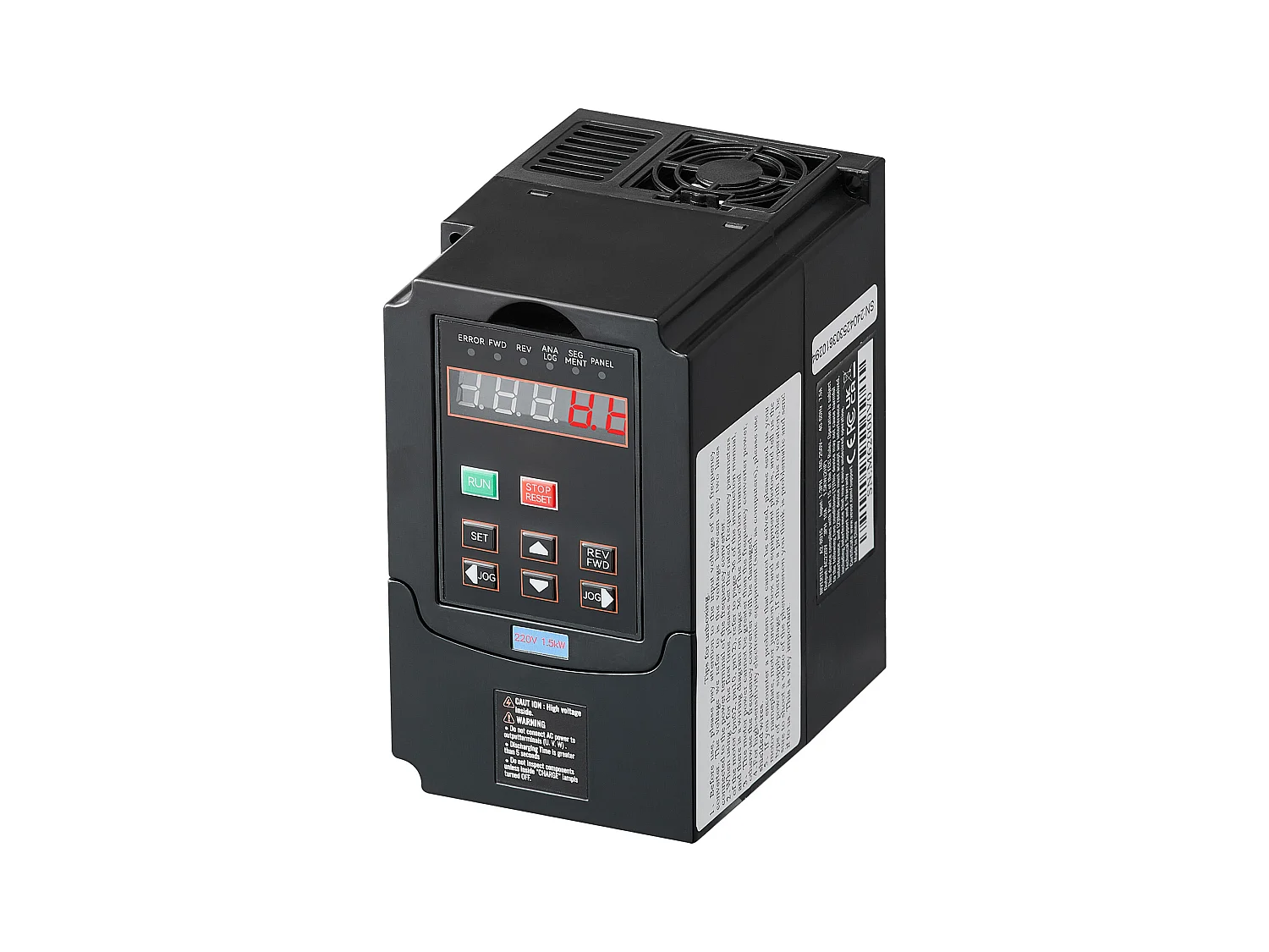 VFD 2HP SucceBuy, 1,5KW, 7,5A 220V, Entrée 1/3 Phase vers Sortie 3 Phases, 0-400Hz