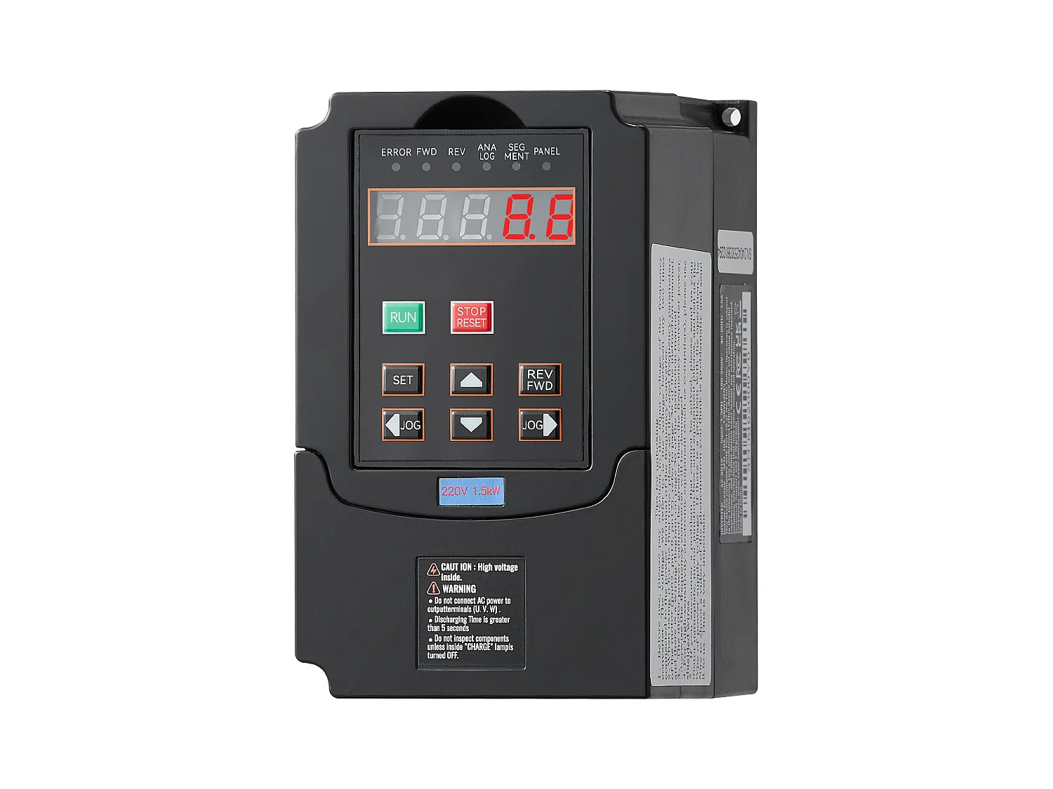 VFD 2HP SucceBuy, 1,5KW, 7,5A 220V, Entrée 1/3 Phase vers Sortie 3 Phases, 0-400Hz