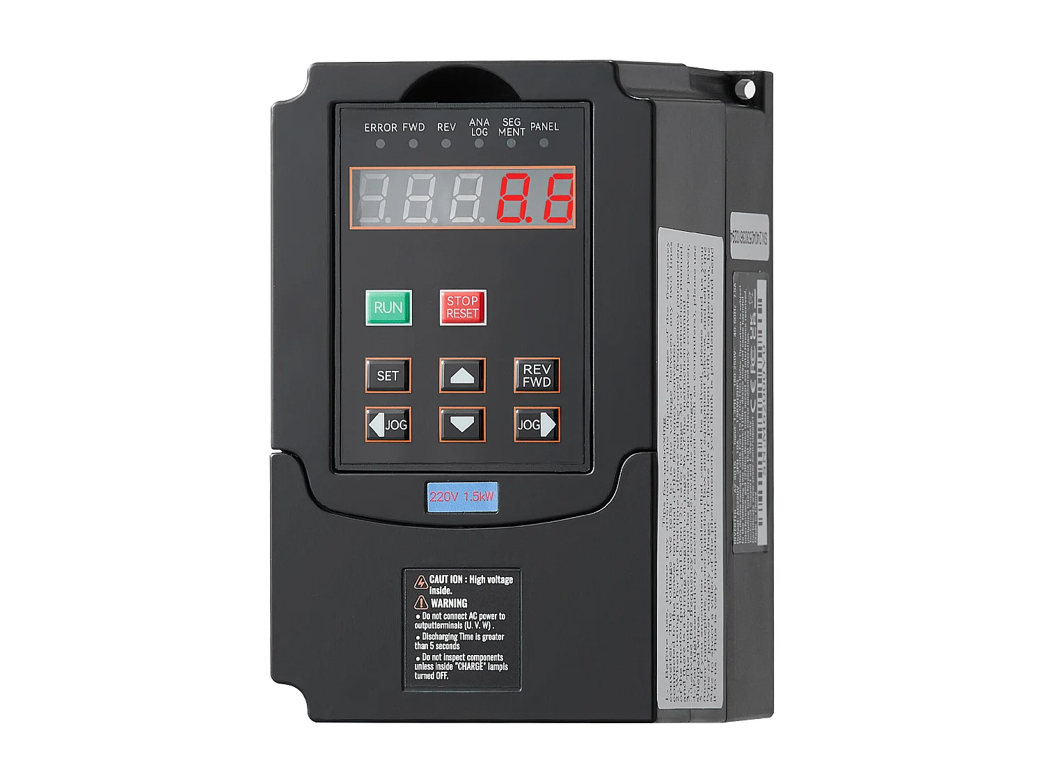 VFD 2HP SucceBuy, 1,5KW, 7,5A 220V, Entrée 1/3 Phase vers Sortie 3 Phases, 0-400Hz