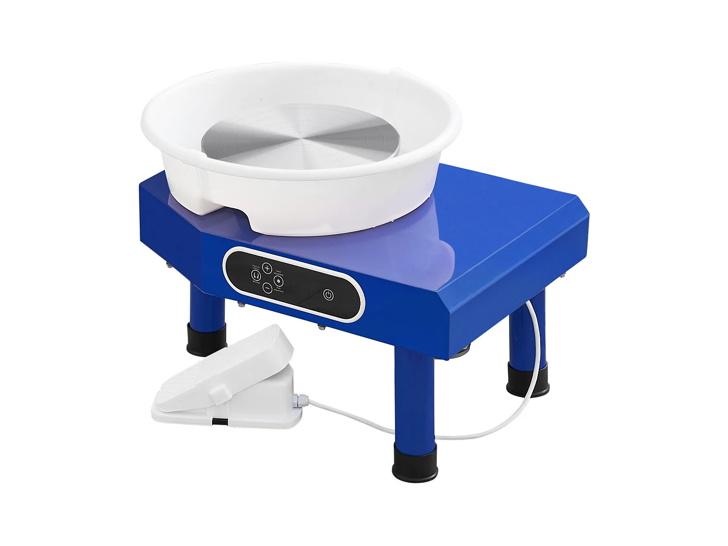 Tour de Potier SucceBuy Tour de Potier 25cm, Tour en Céramique avec Pédale, 350 W