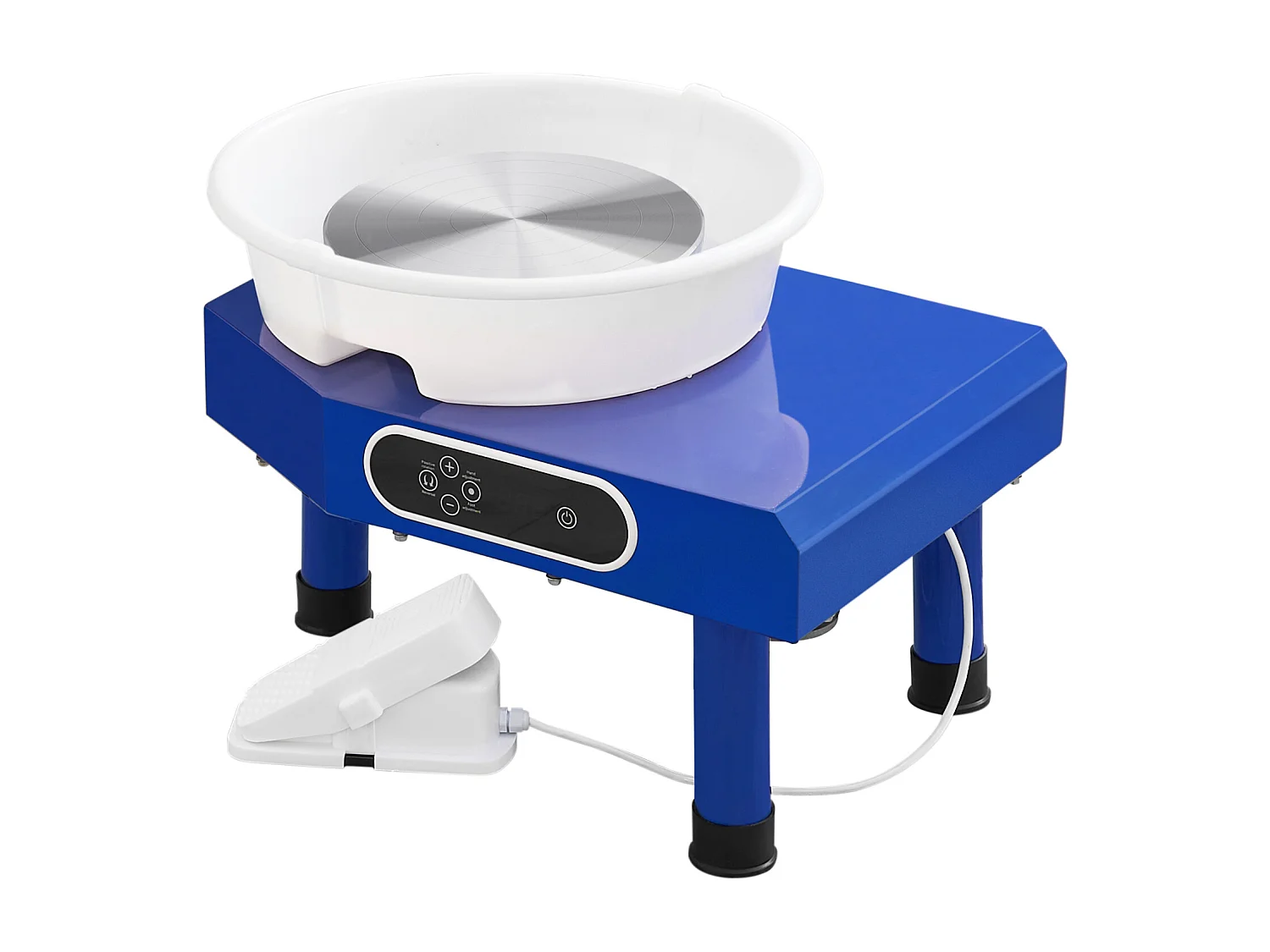 Tour de Potier SucceBuy Tour de Potier 25cm, Tour en Céramique avec Pédale, 350 W