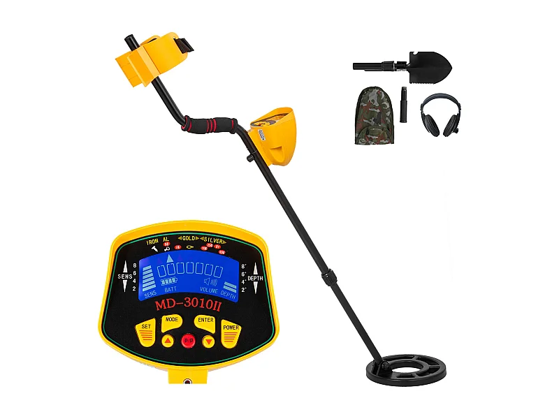 Detectore di Metalli SucceBuy con Disco Impermeabile Paletta per Estrazione di Oro, Utilizzato su come l'Erba il Suolo la Spiaggia il Cortile