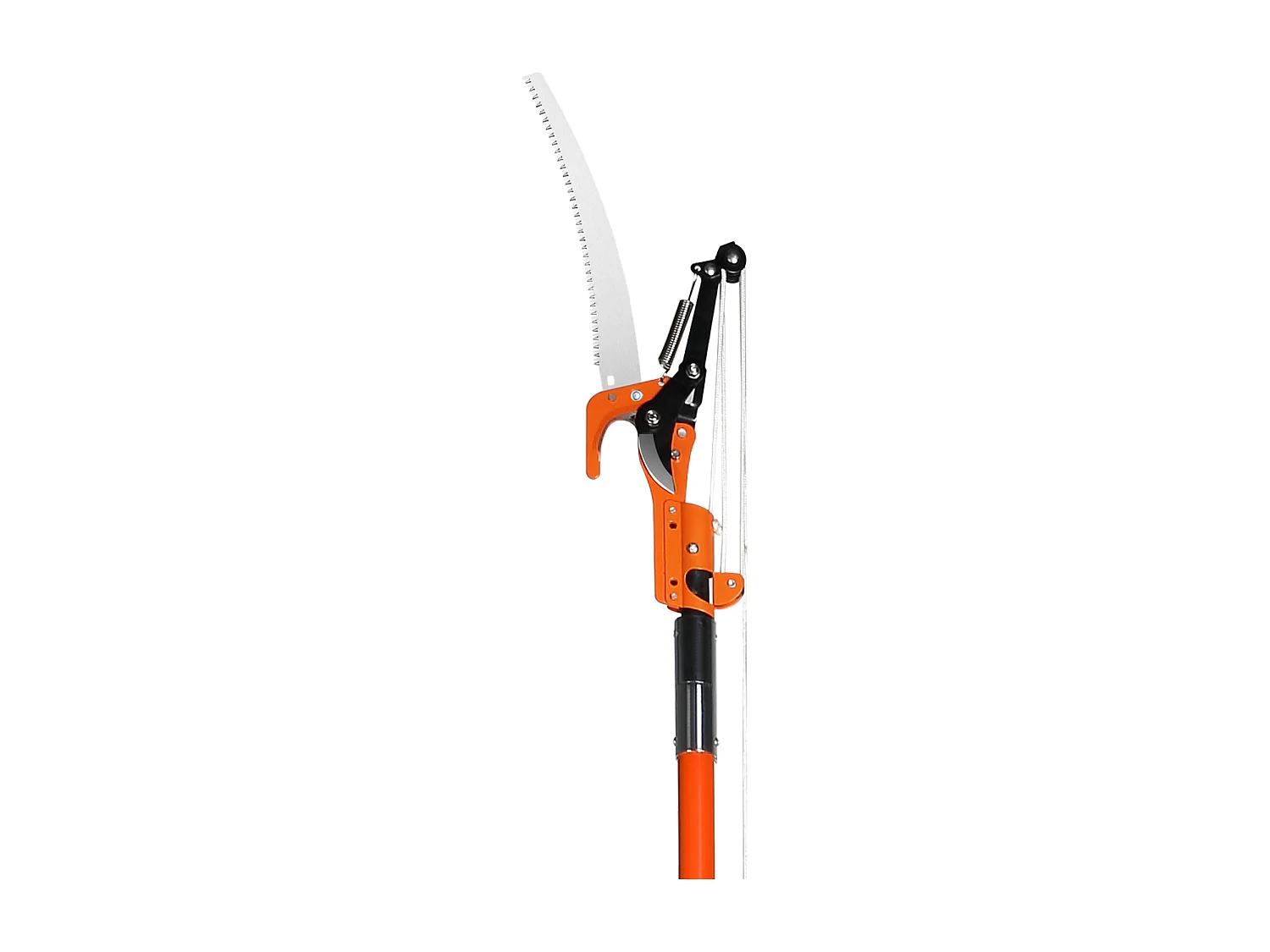 Scie à Perche Manuelle SucceBuy, Élagueuse Zxtensible de 222.5cm à 823cm , Perche en Fibre de Verre