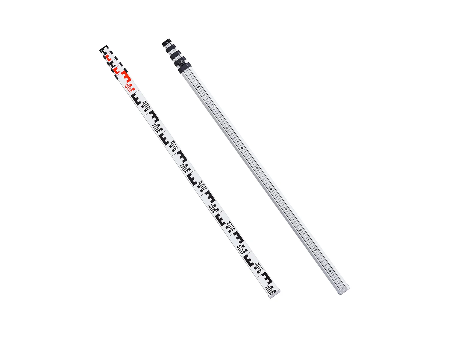 Cana de Medição Telescópica SucceBuy 5M, Escala CM/MM, Nível de Bolha e Bolsa de Transporte