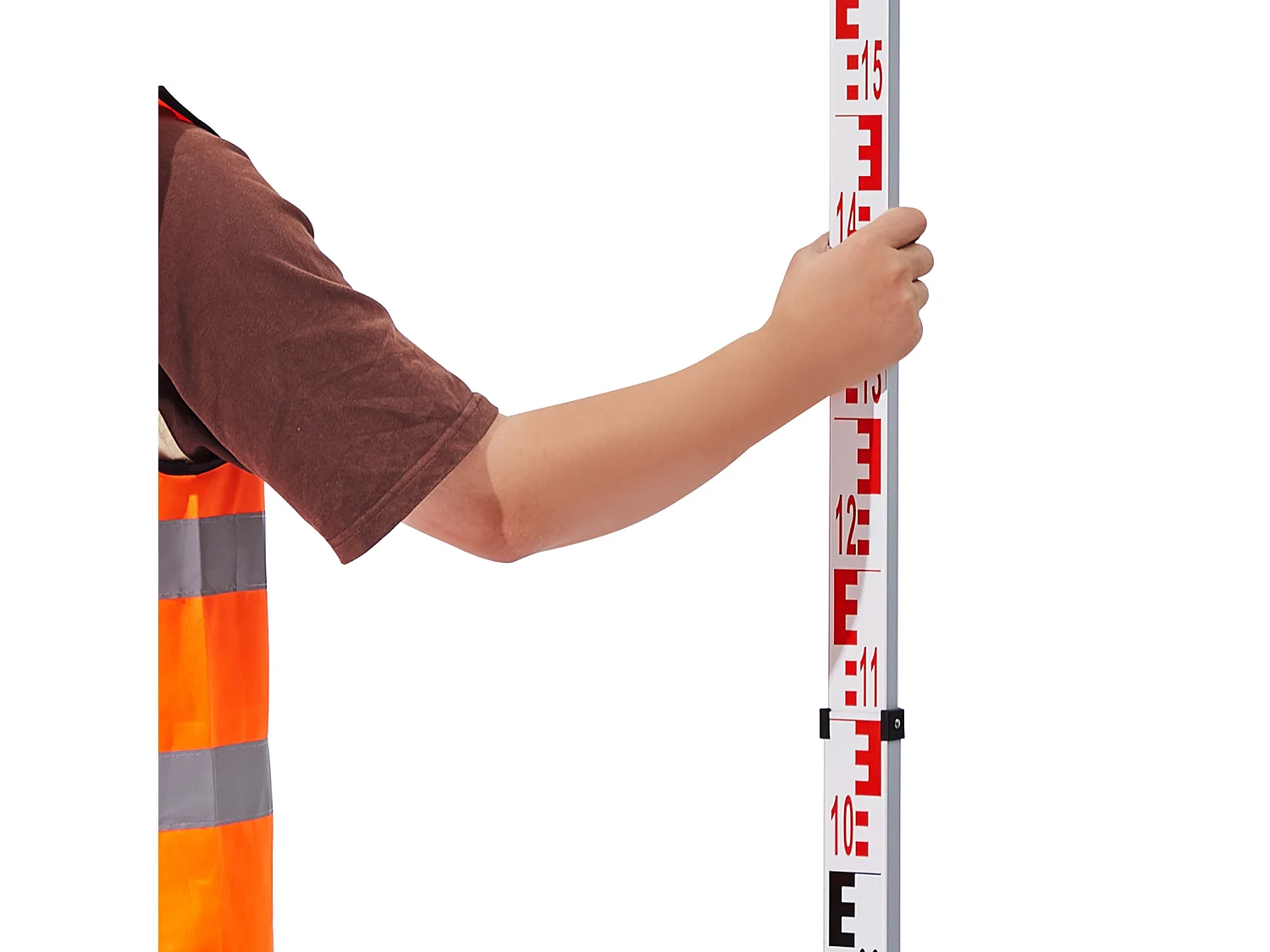 Tire de Mesure Télescopique SucceBuy 5M, Échelle CM/MM, Niveau à Bulle et Sac de Transport