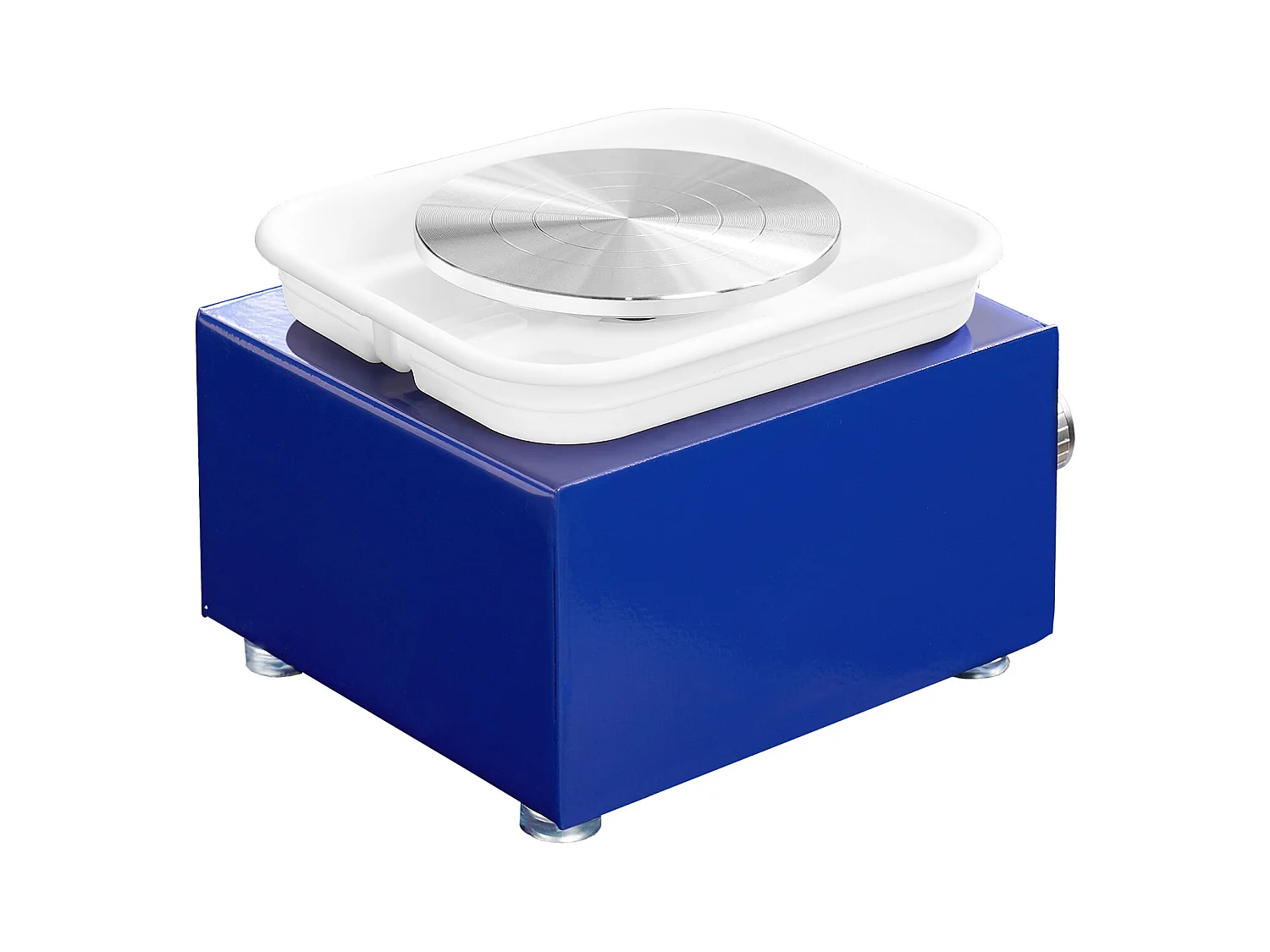 Tour de Potier SucceBuy Mini Tour de Potier, Outil de Sculpture en Céramique 30 W, Tablier et Deux Platines