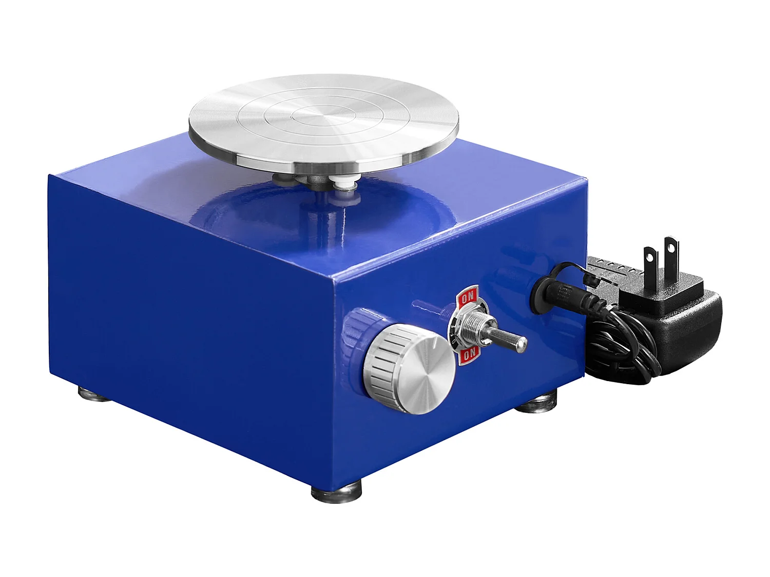 Tour de Potier SucceBuy Mini Tour de Potier, Outil de Sculpture en Céramique 30 W, Tablier et Deux Platines