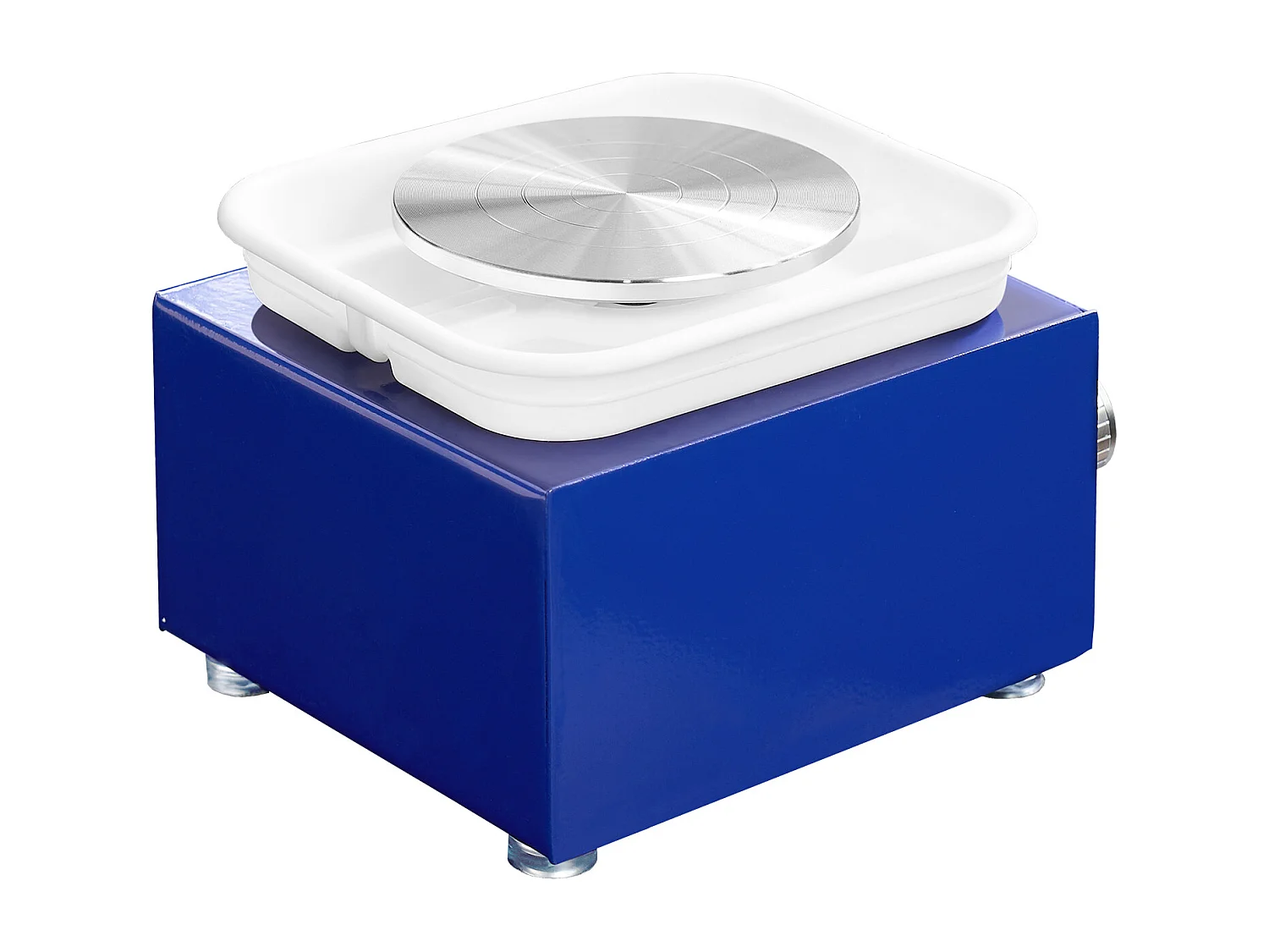 Tour de Potier SucceBuy Mini Tour de Potier, Outil de Sculpture en Céramique 30 W, Tablier et Deux Platines