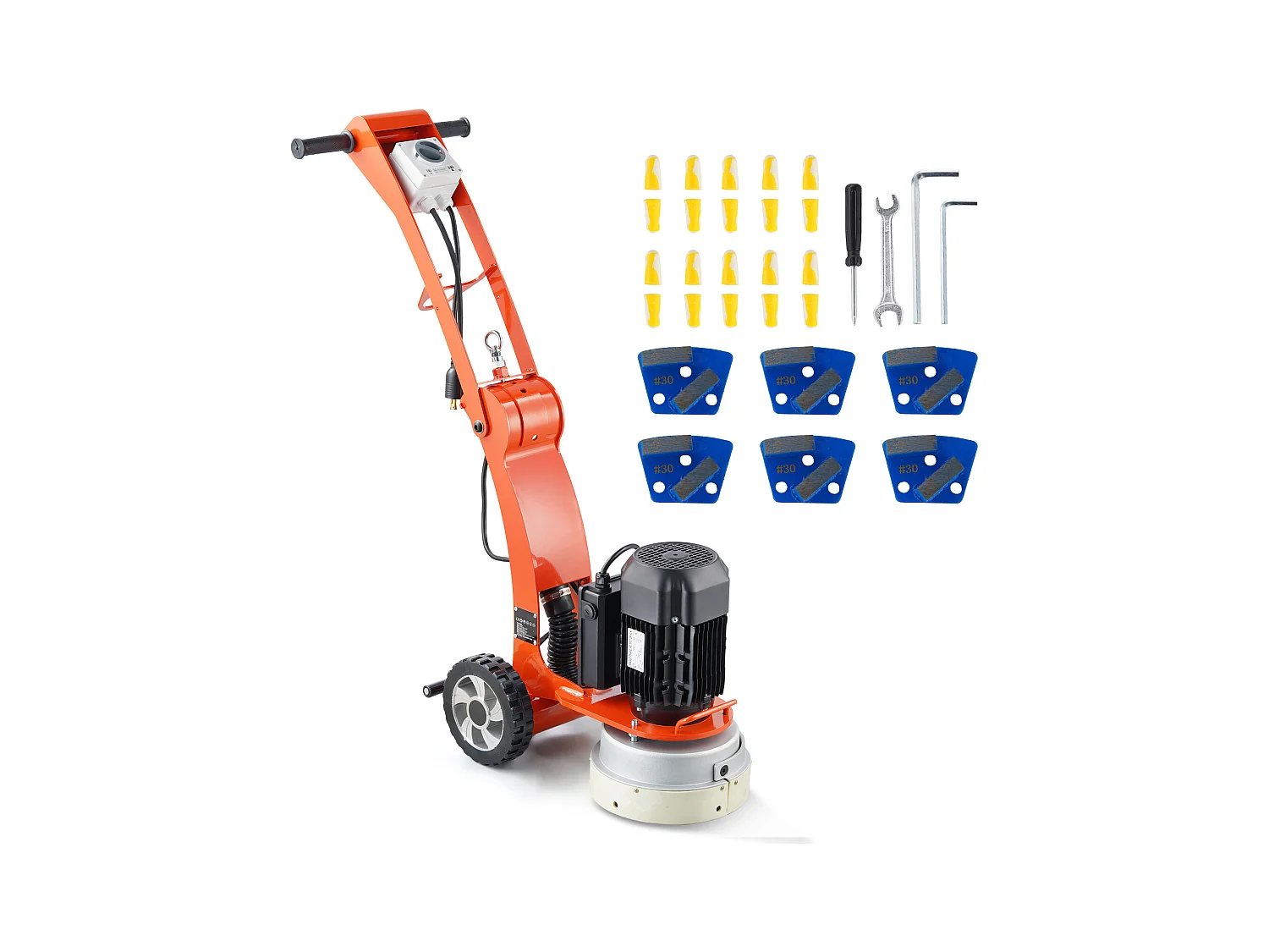 Foreuse à Béton SucceBuy 25.4 Cm à Conducteur Marchant 3,0 CV Réglable