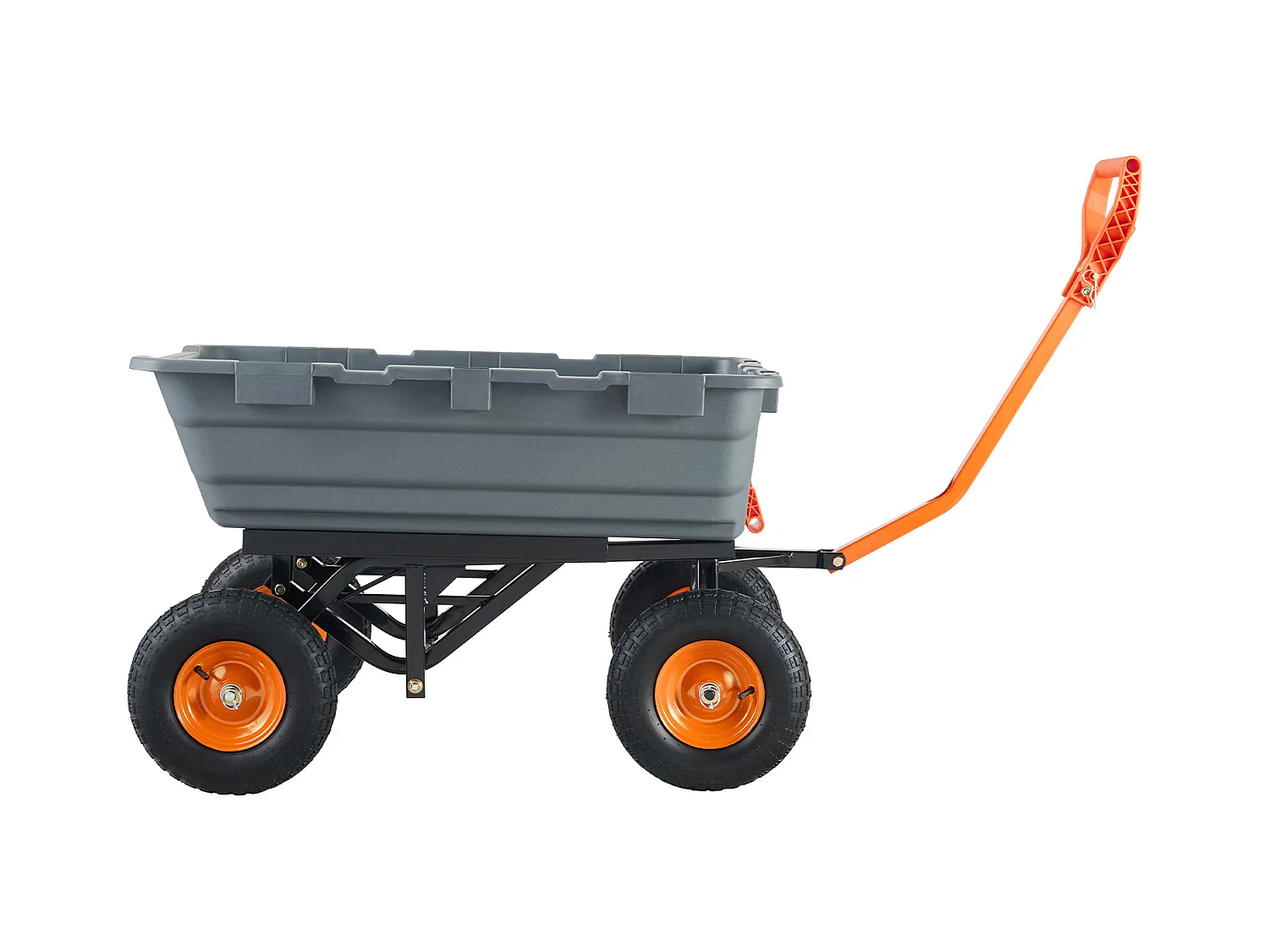 Carrello Ribaltabile da Giardino Poly SucceBuy Poly - Carrello da Giardino per Impieghi Gravosi, 6,48 piedi Cubi, 1200 libbre