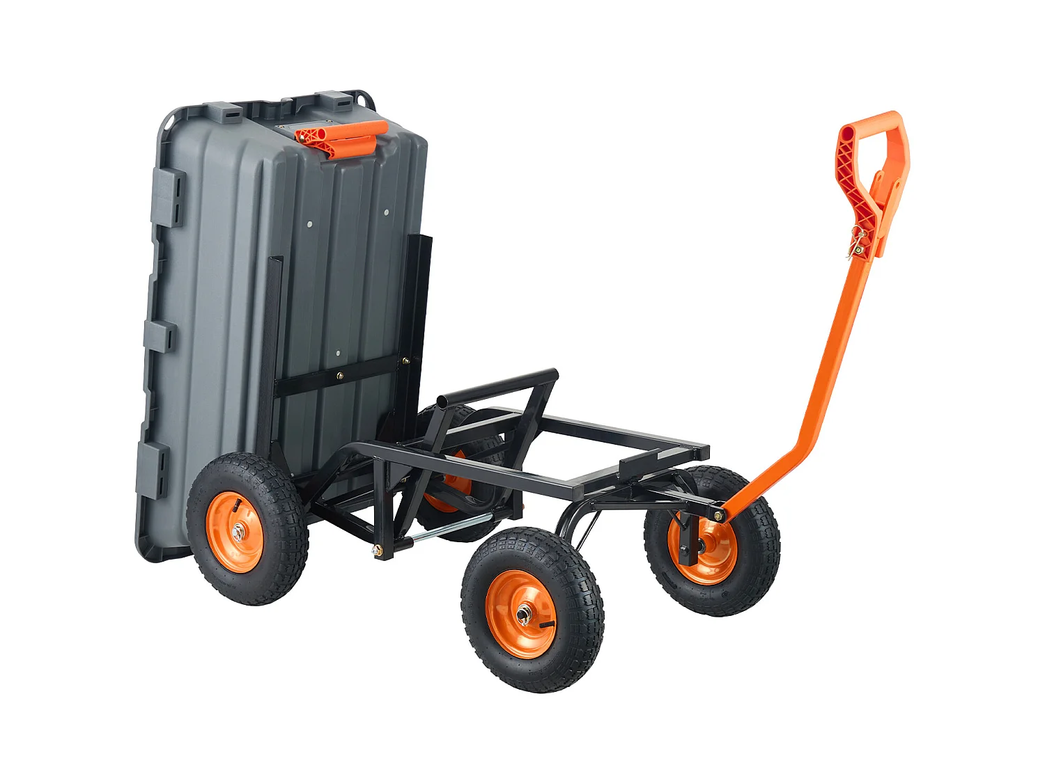 Carrello Ribaltabile da Giardino Poly SucceBuy Poly - Carrello da Giardino per Impieghi Gravosi, 6,48 piedi Cubi, 1200 libbre